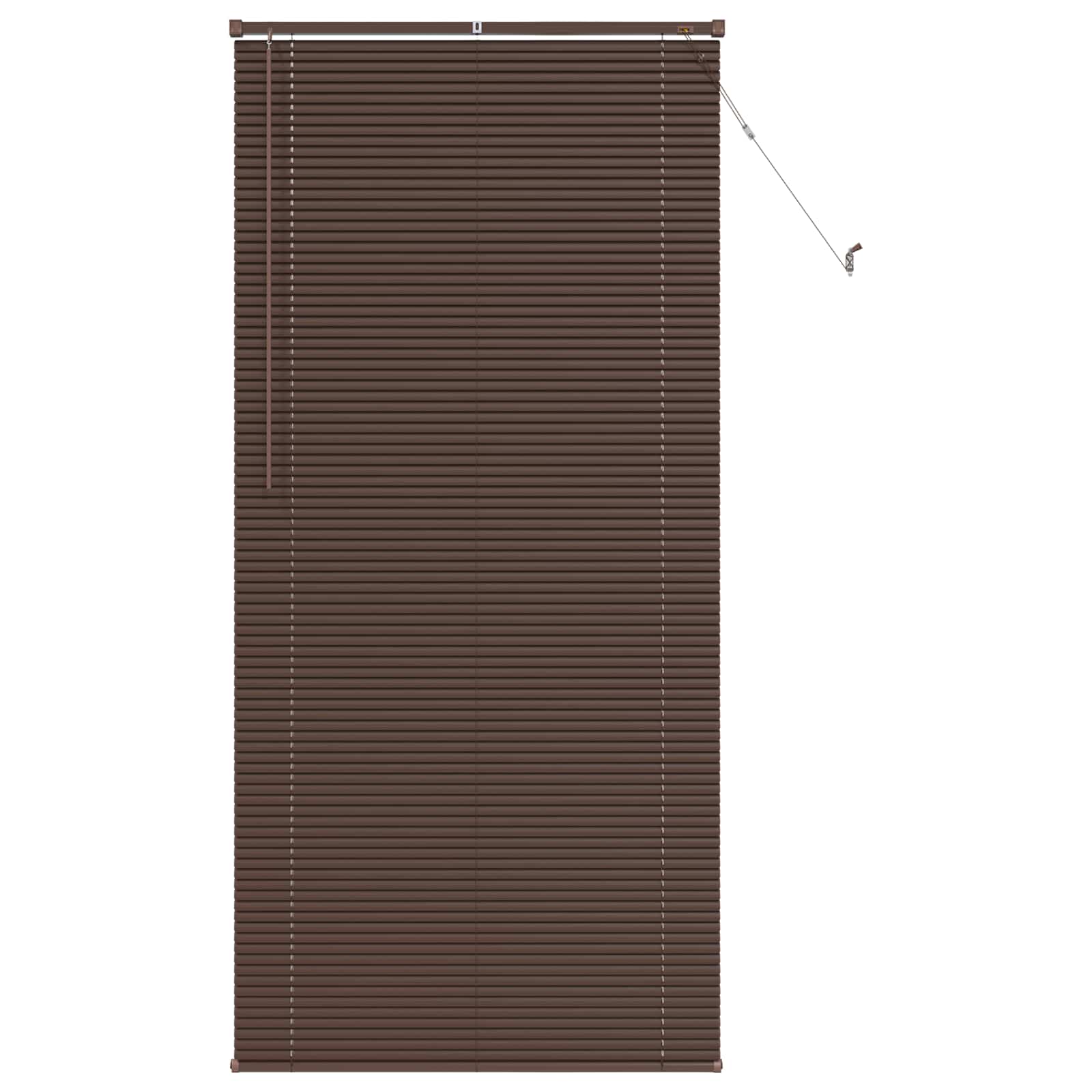 Venecijanska roleta Tamno smeđa s uzorkom 213 x 100 cm PVC