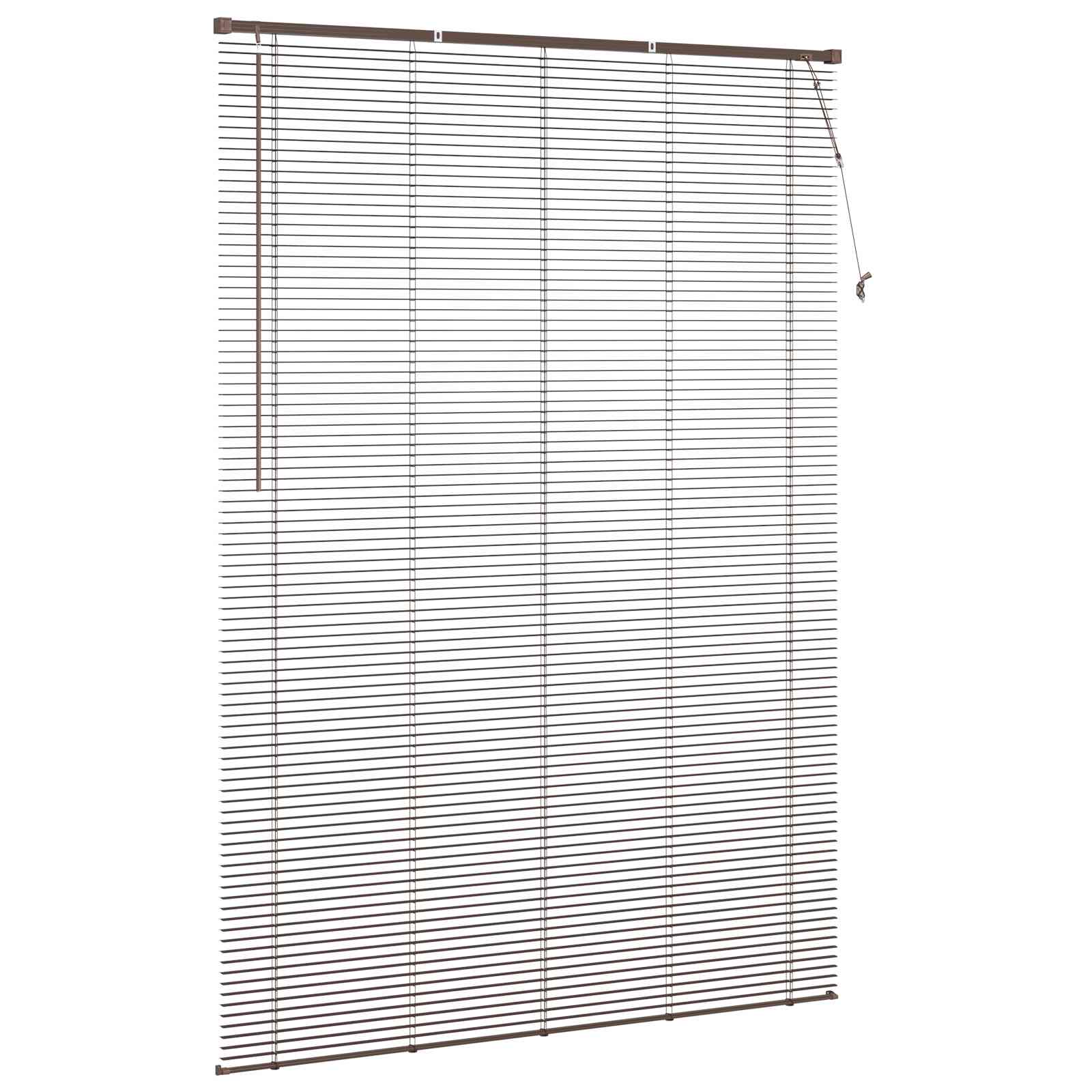 Venecijanska roleta Tamno smeđa s uzorkom 213 x 140 cm PVC