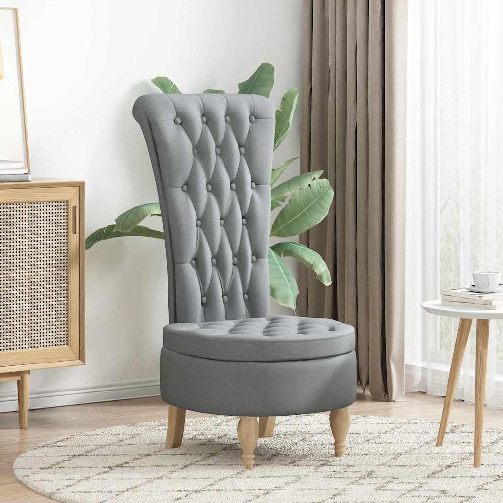 Fotelja sa zaštitom Svijetlo siva 56,5 x 70 x 110 cm tkanina