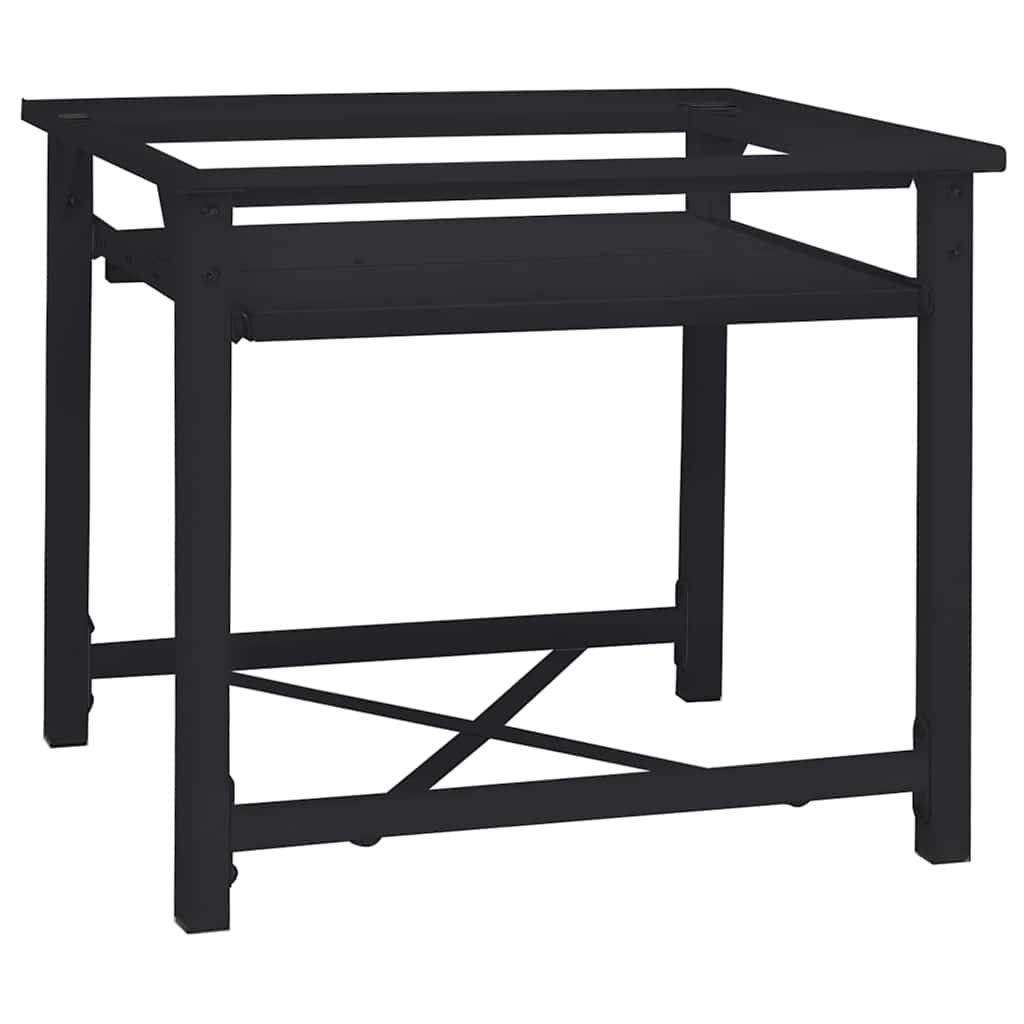 Pedestal za perilicu rublja Crna 60 x 56 x 52 cm Čelik