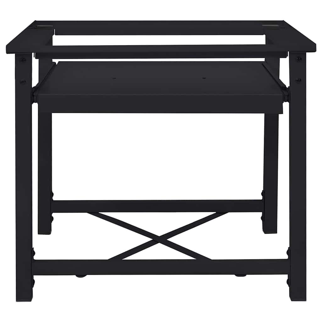 Pedestal za perilicu rublja Crna 60 x 56 x 52 cm Čelik
