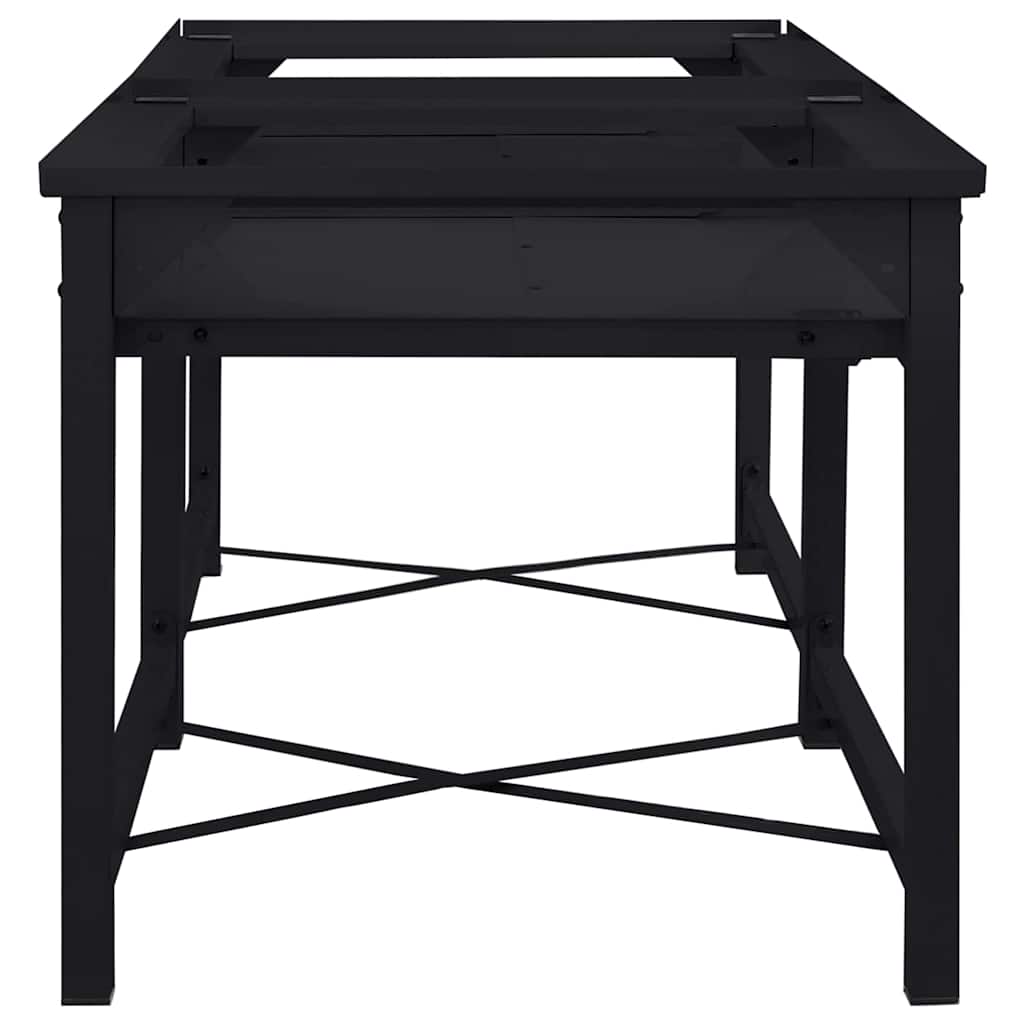Pedestal za perilicu rublja 2 pcs Crna 120 x 56 x 52 cm Čelik