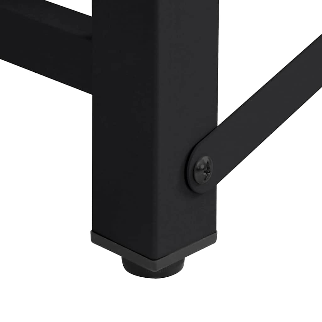 Pedestal za perilicu rublja 2 pcs Crna 124,5 x 61,5 x 32,5 cm