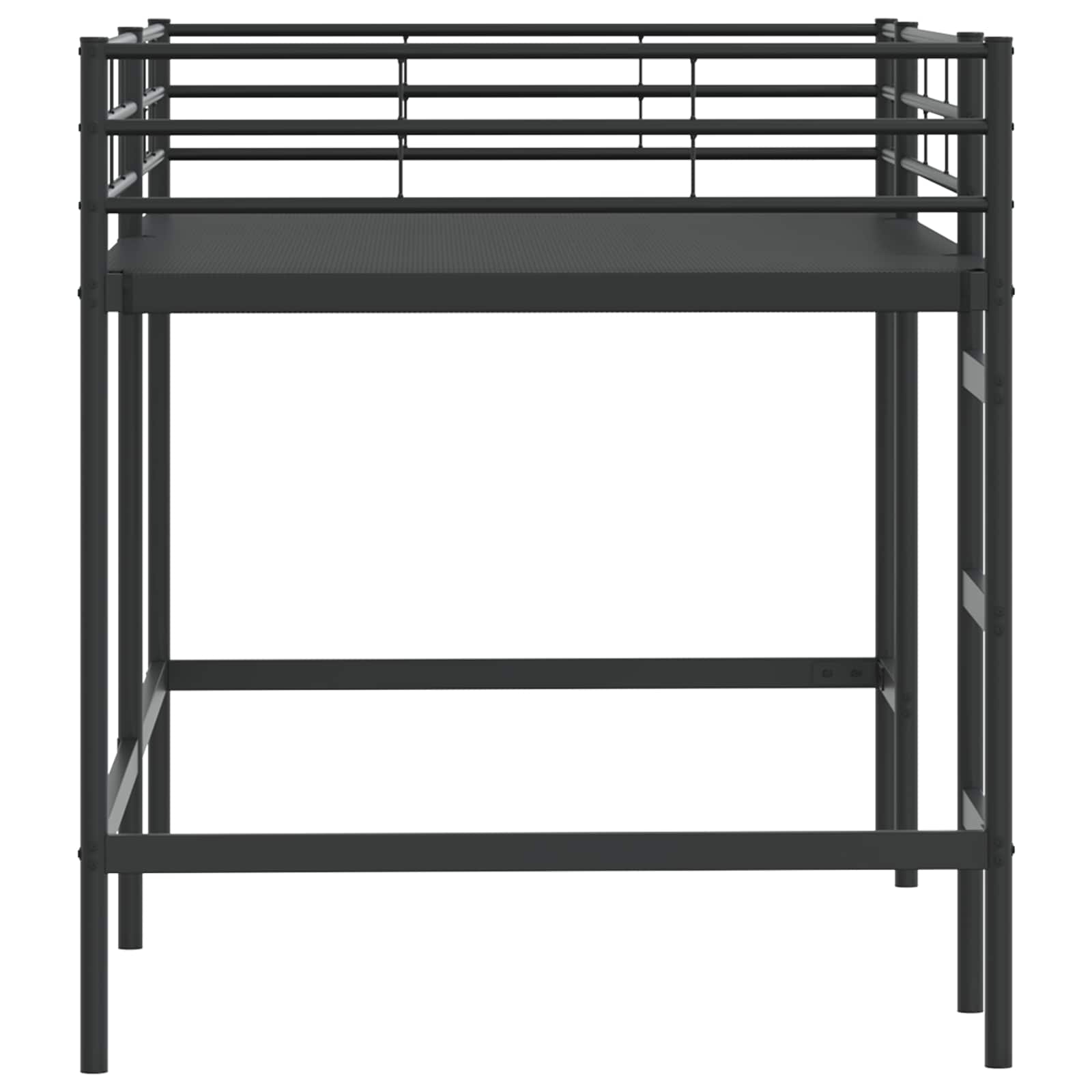 Okvir Krevet za Dječji Loft Crna 107 x 200 cm Čelik