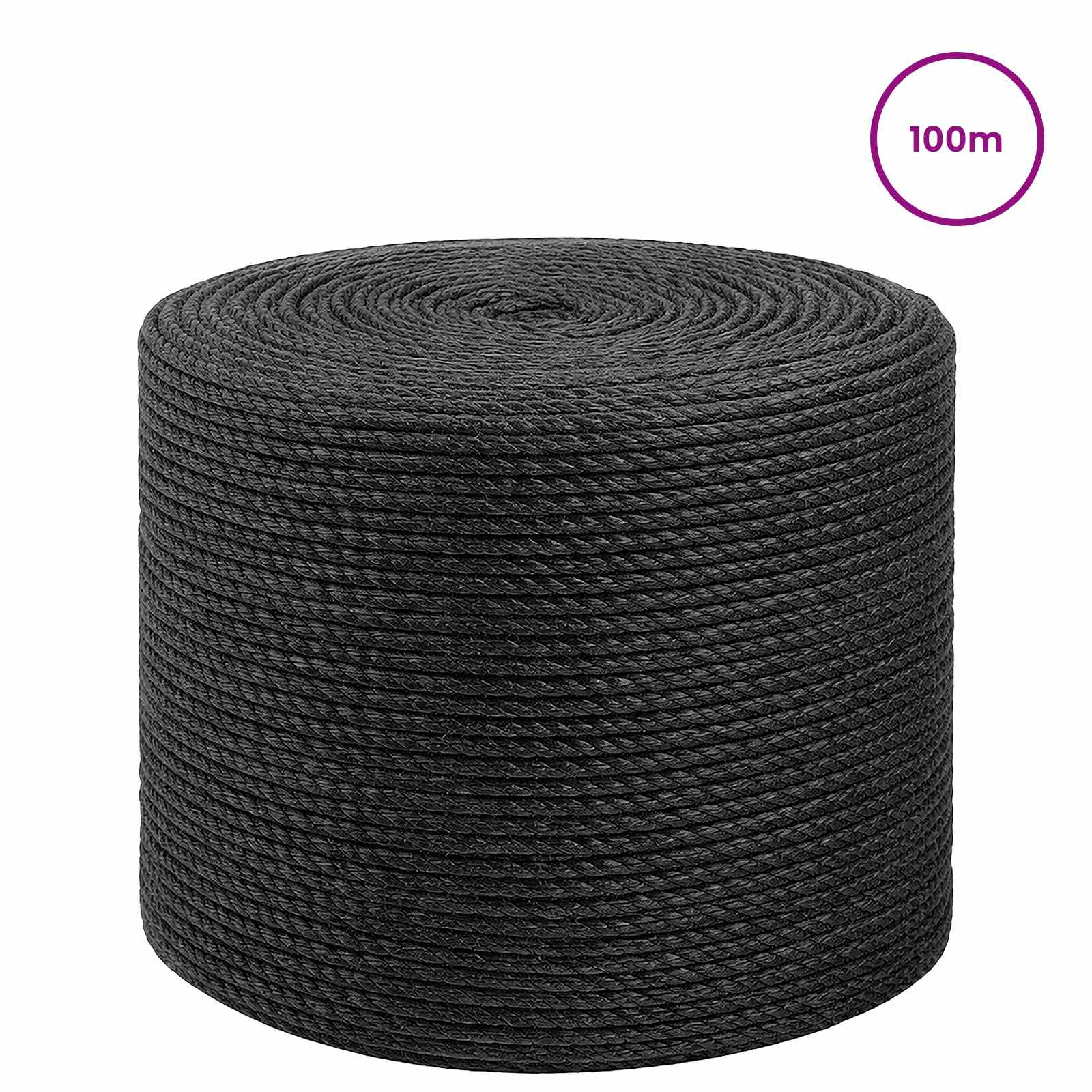 Uže od jute 2 pcs 2 Crna 100% Juta Tossa