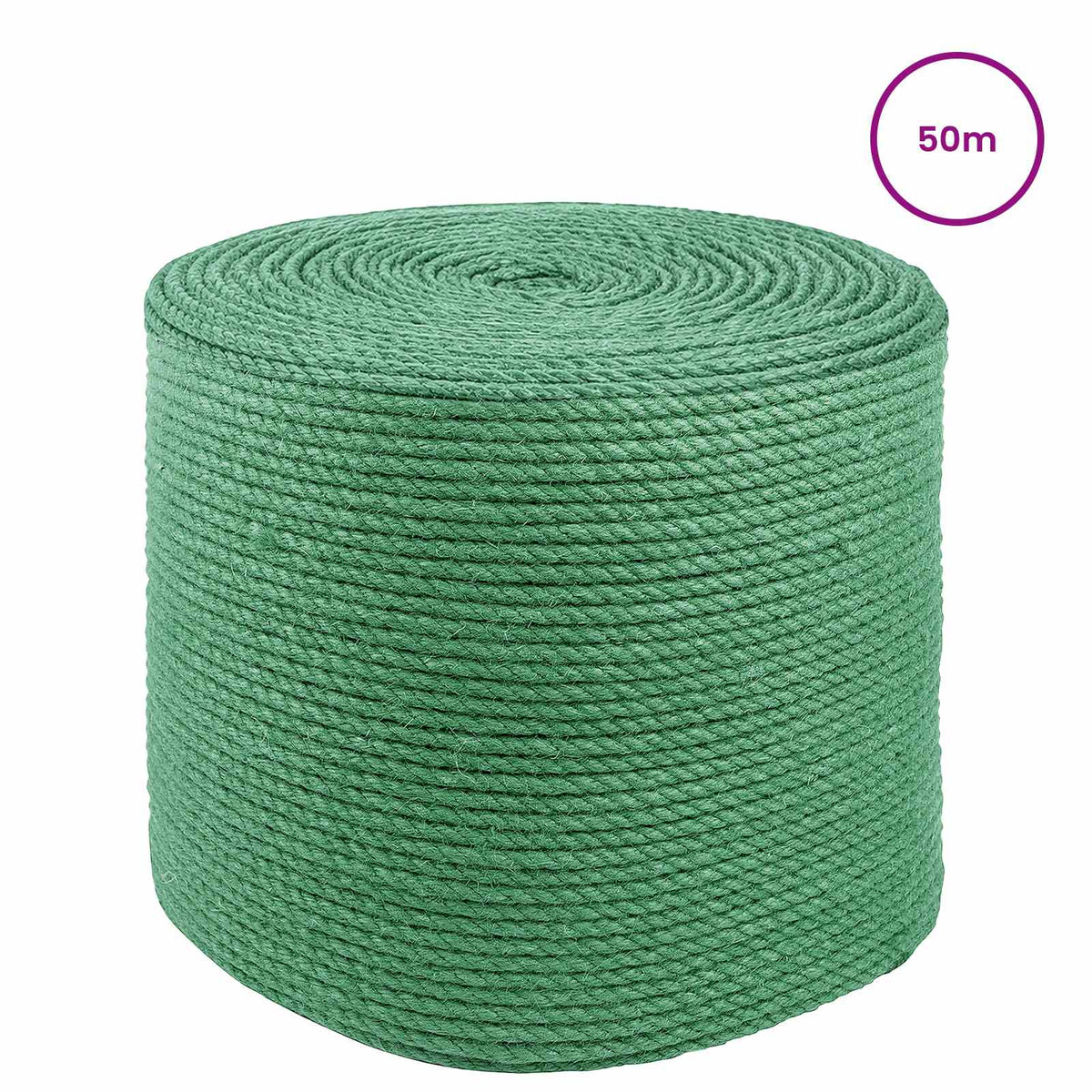 Uže od jute 8 mm Zelena 100% Juta Tossa