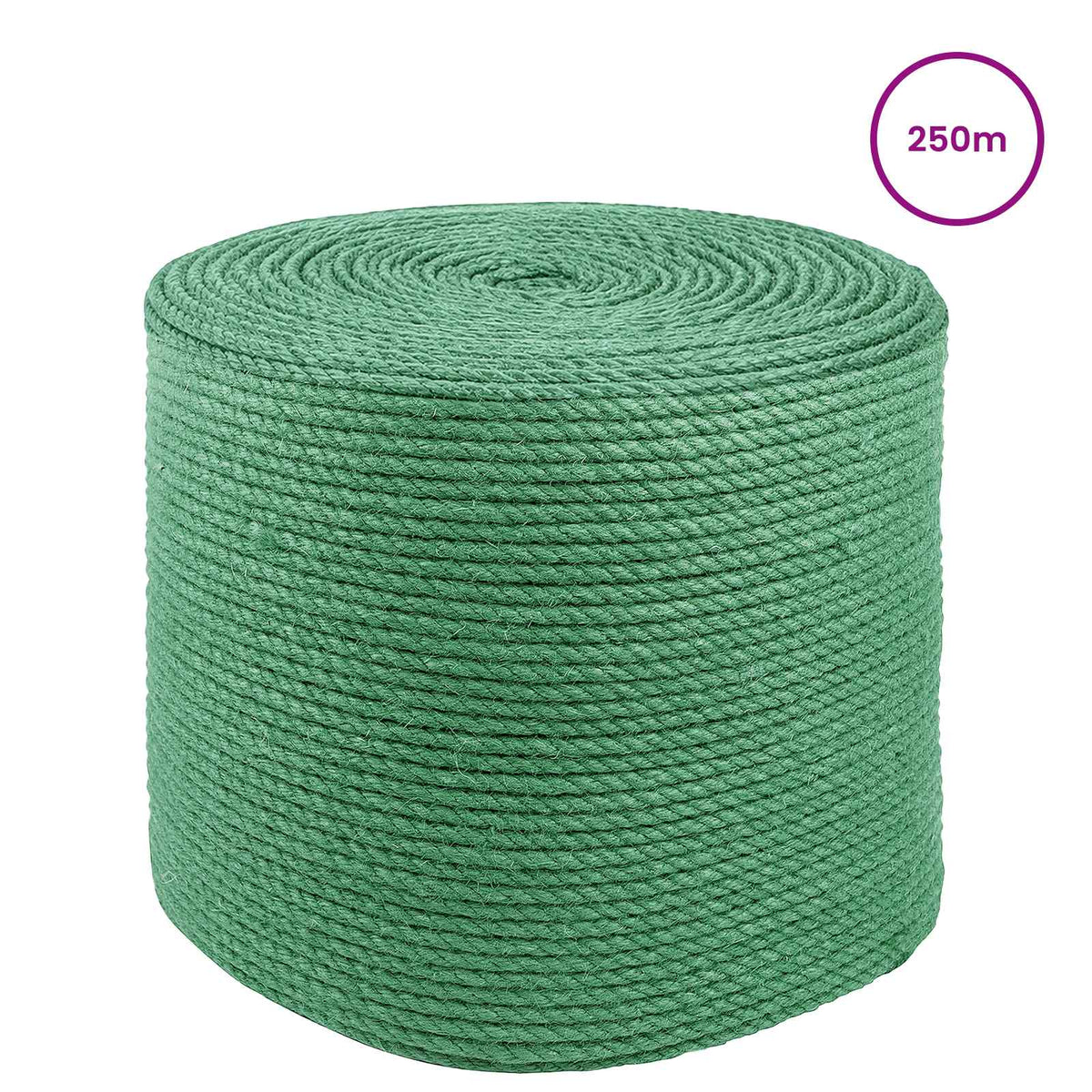 Uže od jute 8 mm Zelena 100% Juta Tossa