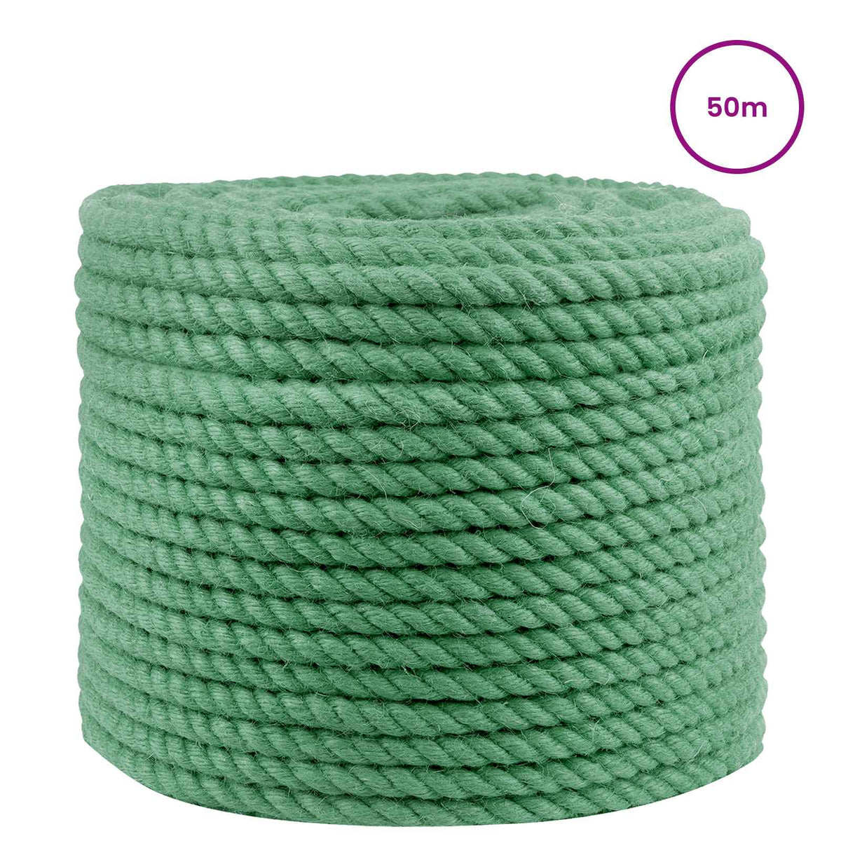 Uže od jute 12 mm Zelena 100% Juta Tossa