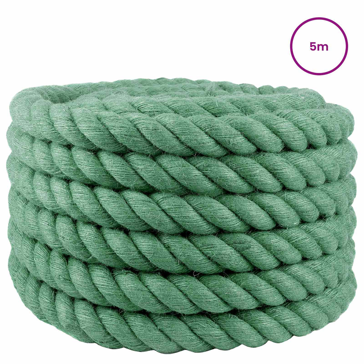 Uže od jute 60 mm Zelena 100% Juta Tossa