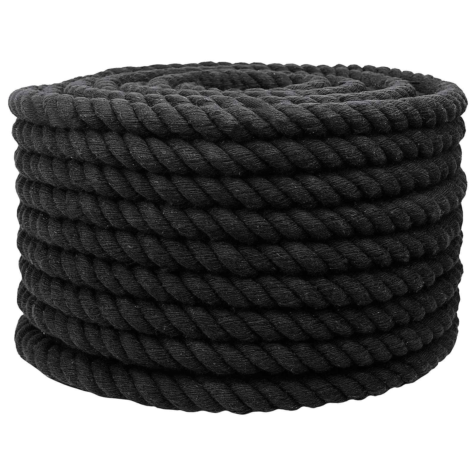 Konop Crna 1,6 x 1,6 x 2500 cm Pamuk