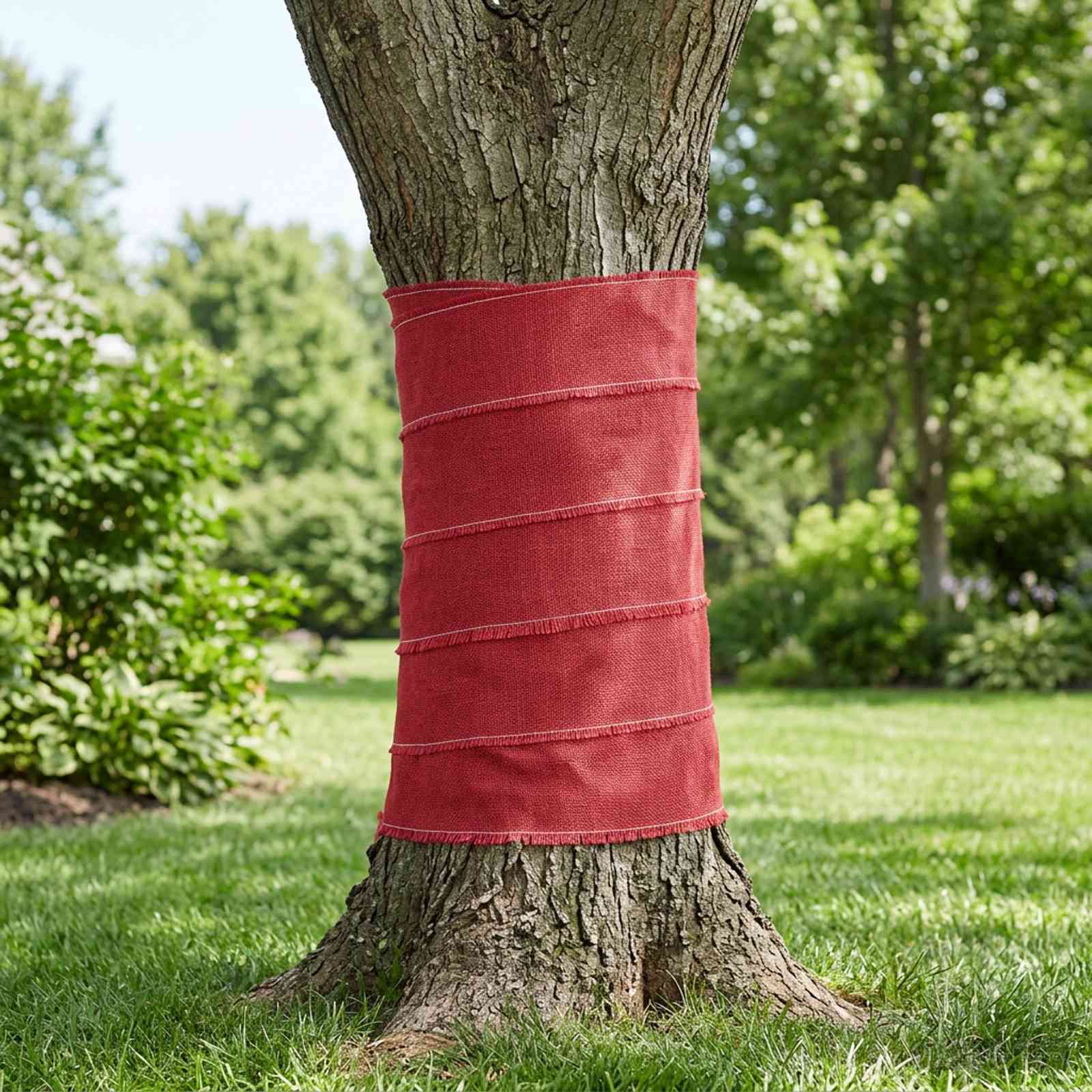 Jutena rola 50 x 2500 cm Crvena