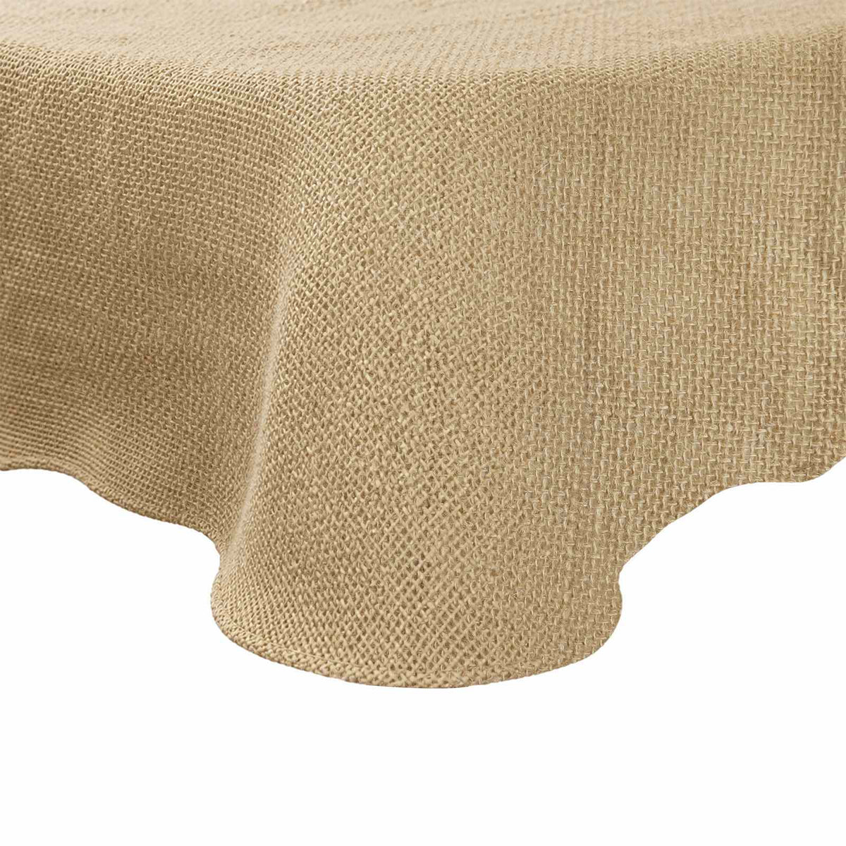 Stolnjak od jute Prirodna Ø 180 cm 100% Jut