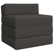 Sofa na razvlačenje Tamnosiva 200 x 70 x 10 cm Tkanina