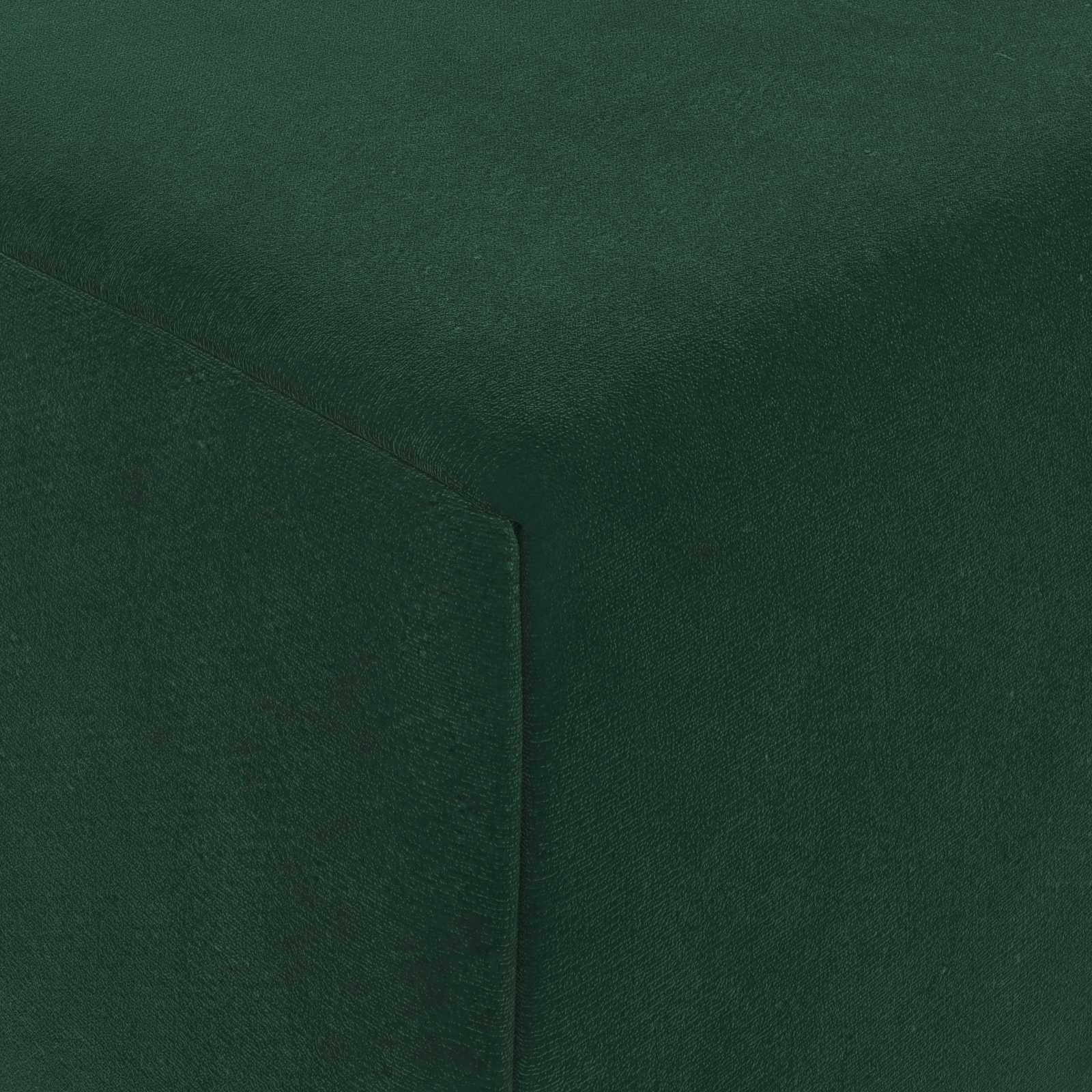 Sofa na razvlačenje Tamnozelena 200 x 70 x 10 cm Baršun