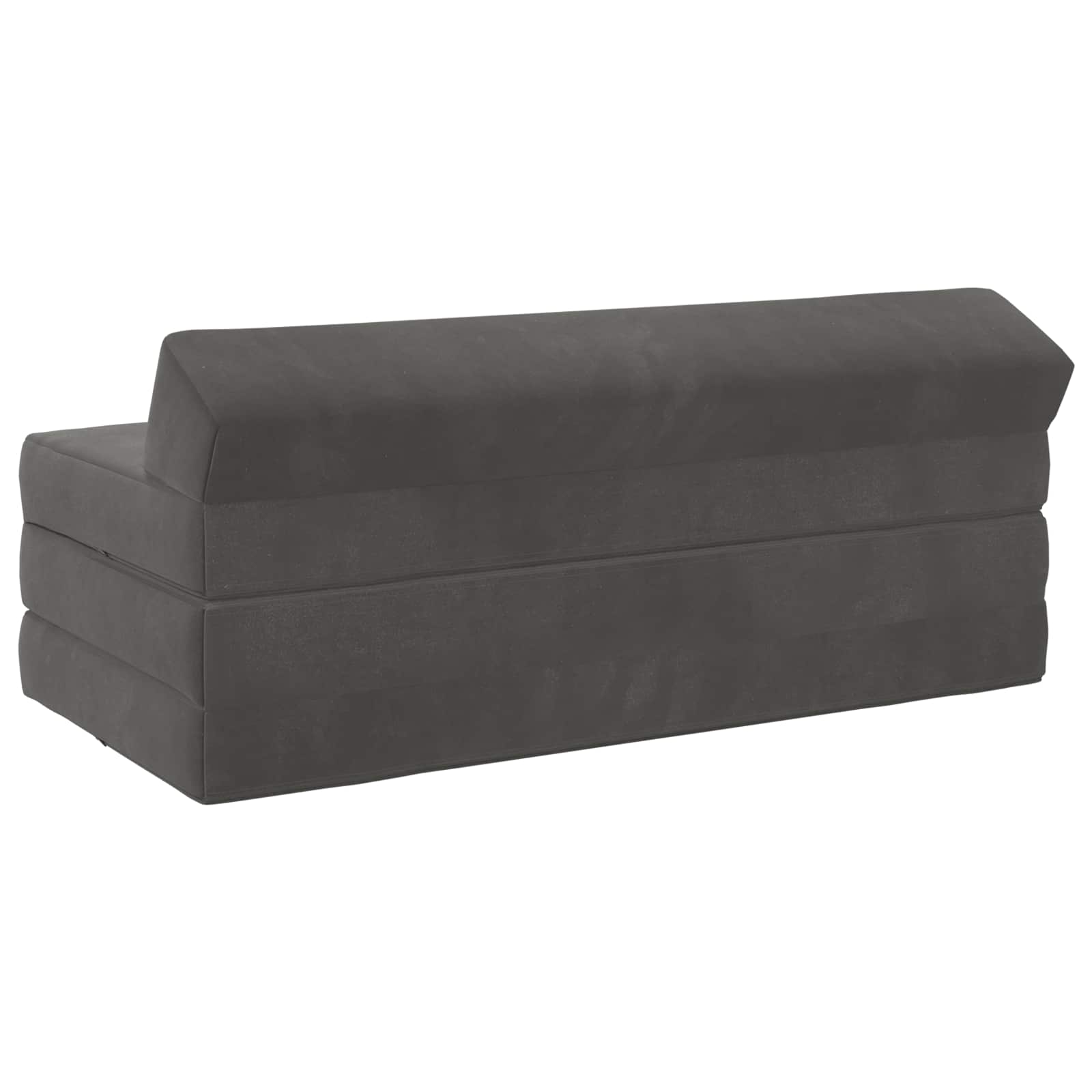 Sofa na razvlačenje Tamnosiva 120 x 60 x 49 cm Tkanina