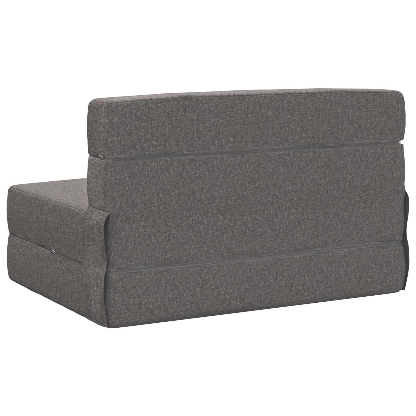 Preklopni madrac za sofu Svjetlosiva 70 x 80 x 60 cm Tkanina