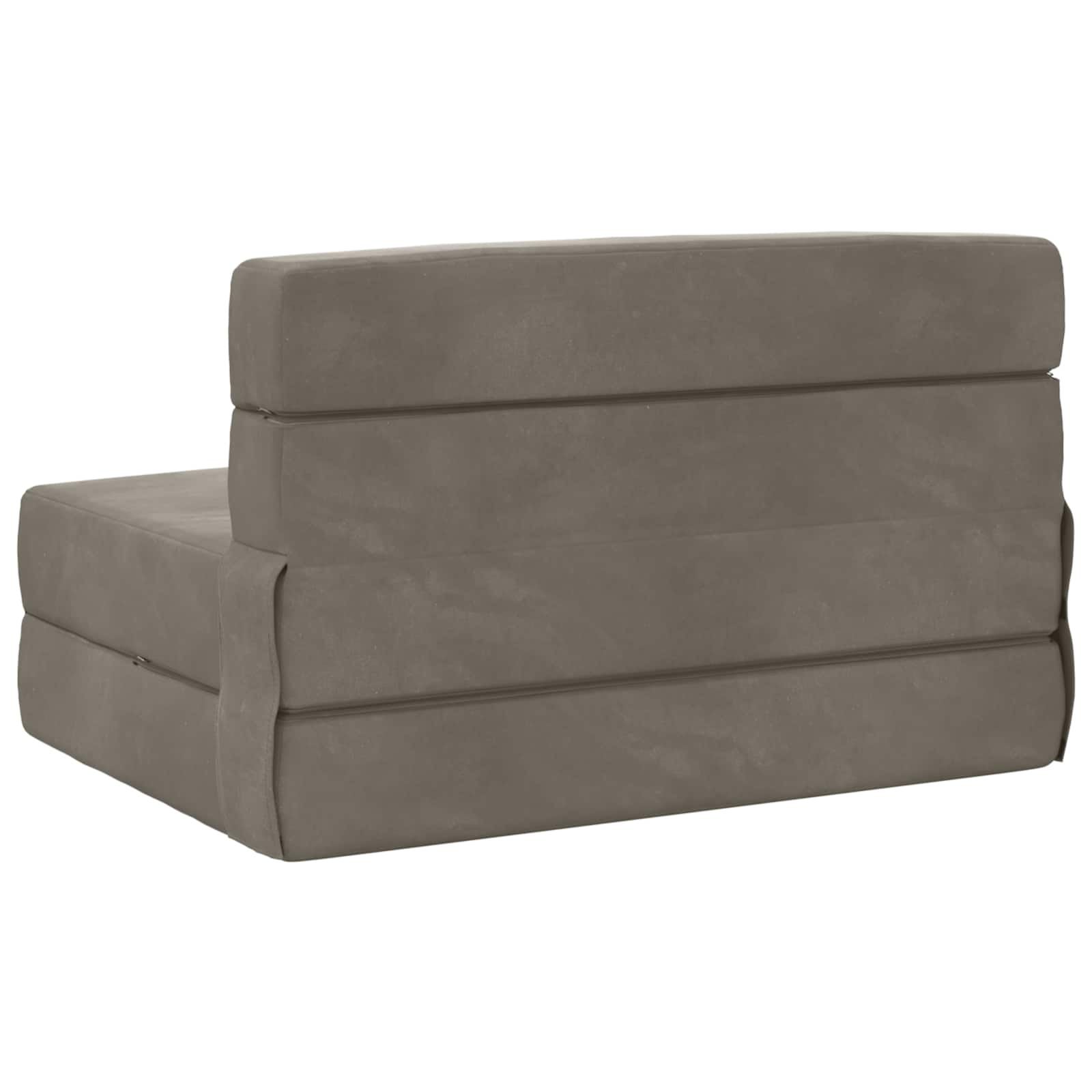 Preklopni madrac za sofu Svjetlosiva 70 x 80 x 60 cm Tkanina