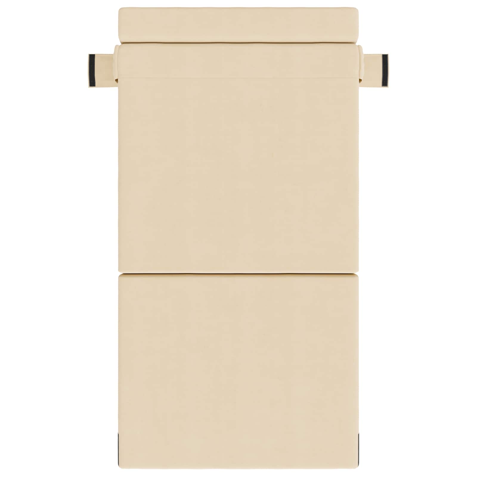 Preklopni madrac za sofu Krem 70 x 80 x 60 cm Tkanina
