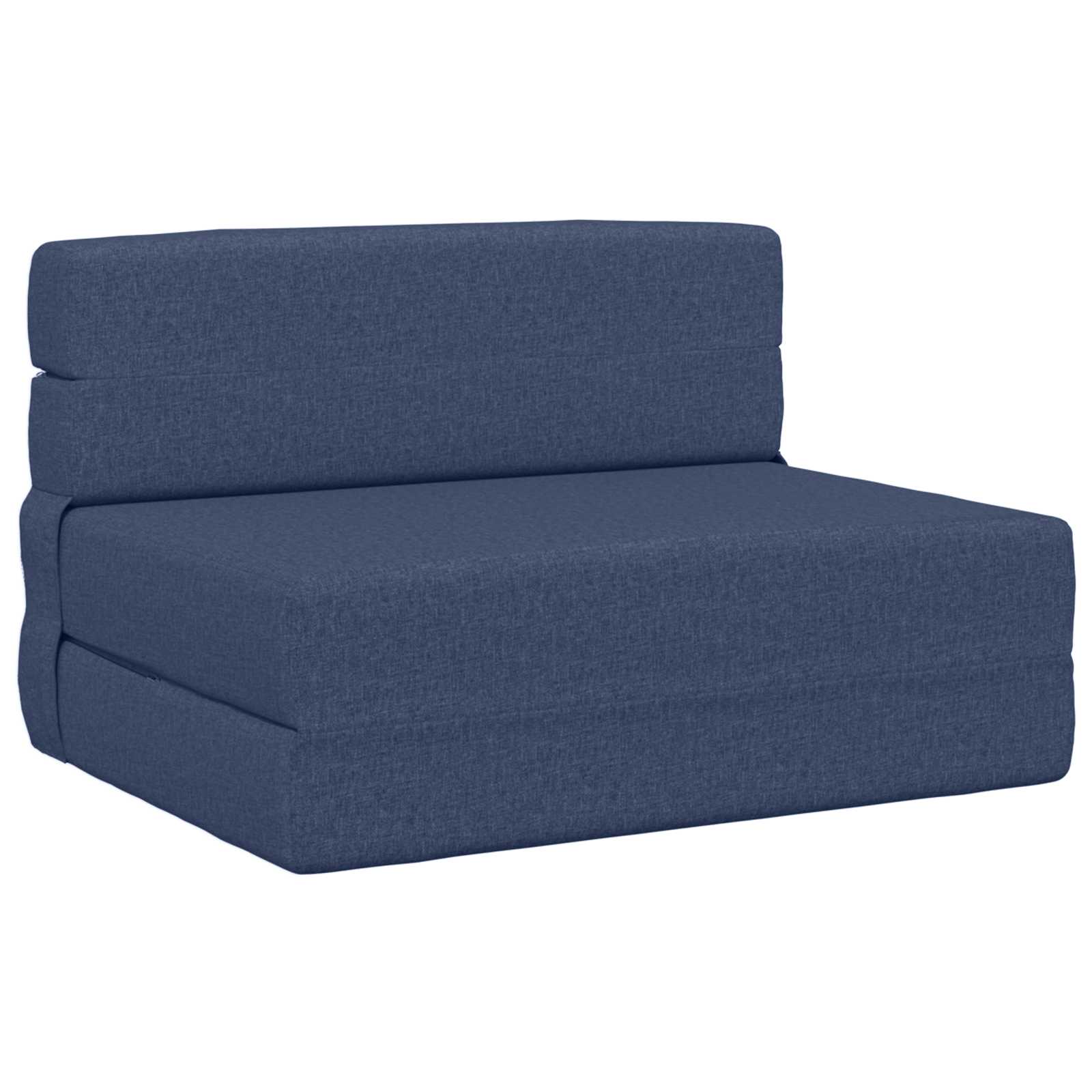 Preklopni madrac za sofu Plava 100 x 80 x 60 cm Tkanina