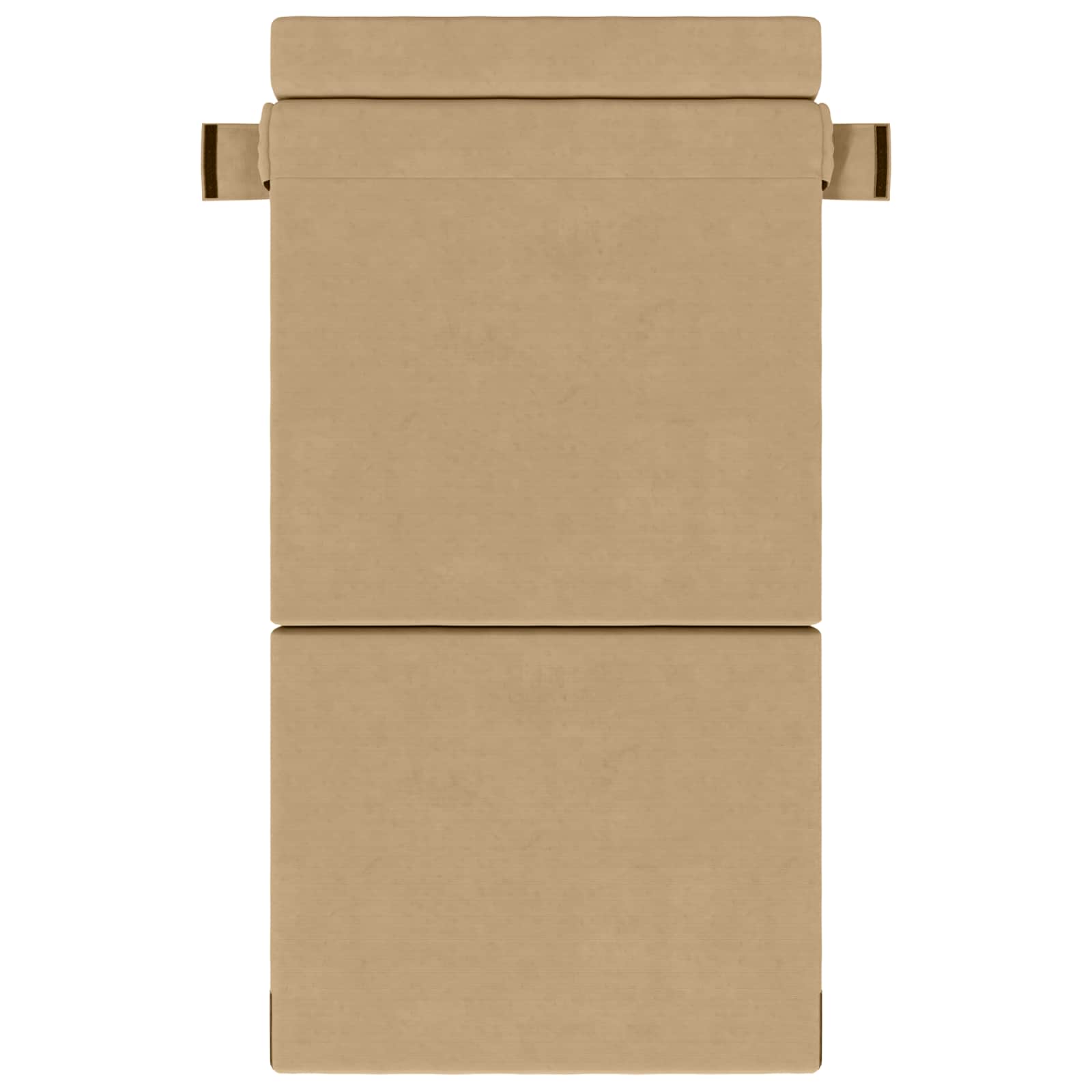 Preklopni madrac za sofu Zelena Siva 100 x 80 x 60 cm Tkanina