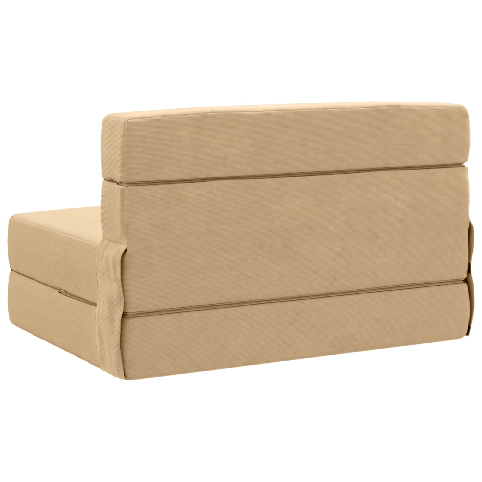 Preklopni madrac za sofu Zelena Siva 100 x 80 x 60 cm Tkanina