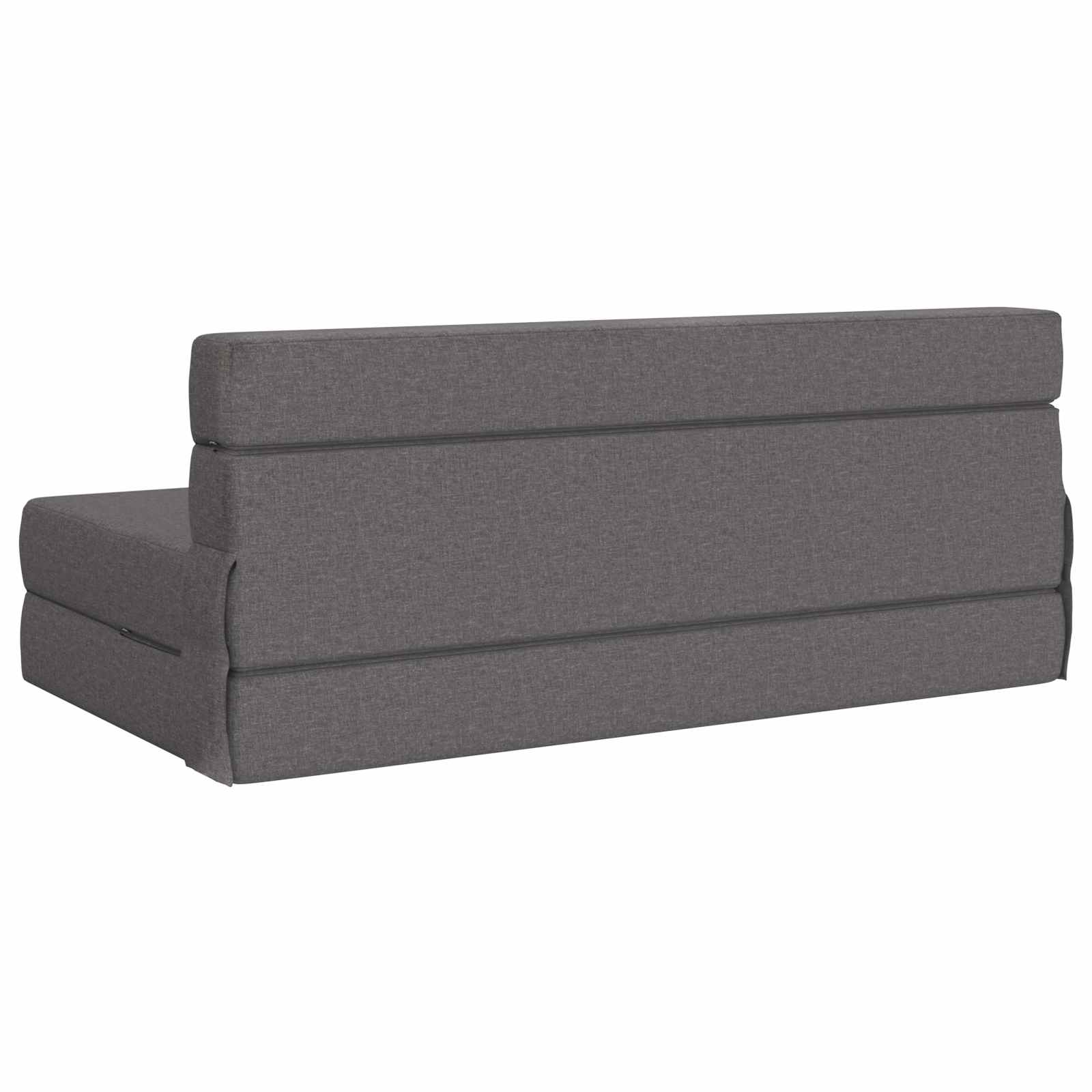 Preklopni madrac za sofu Svjetlosiva 152 x 86,5 x 60 cm Tkanina