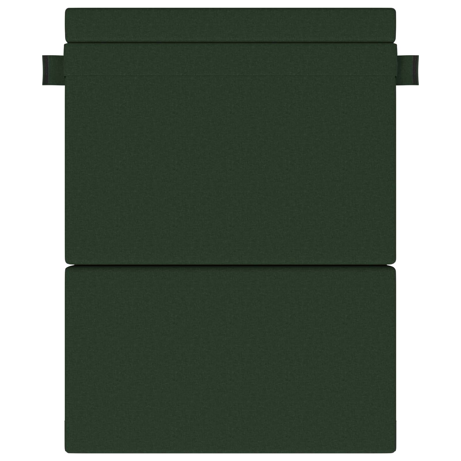 Preklopni madrac za sofu Tamnozelena 152 x 86,5 x 60 cm Tkanina