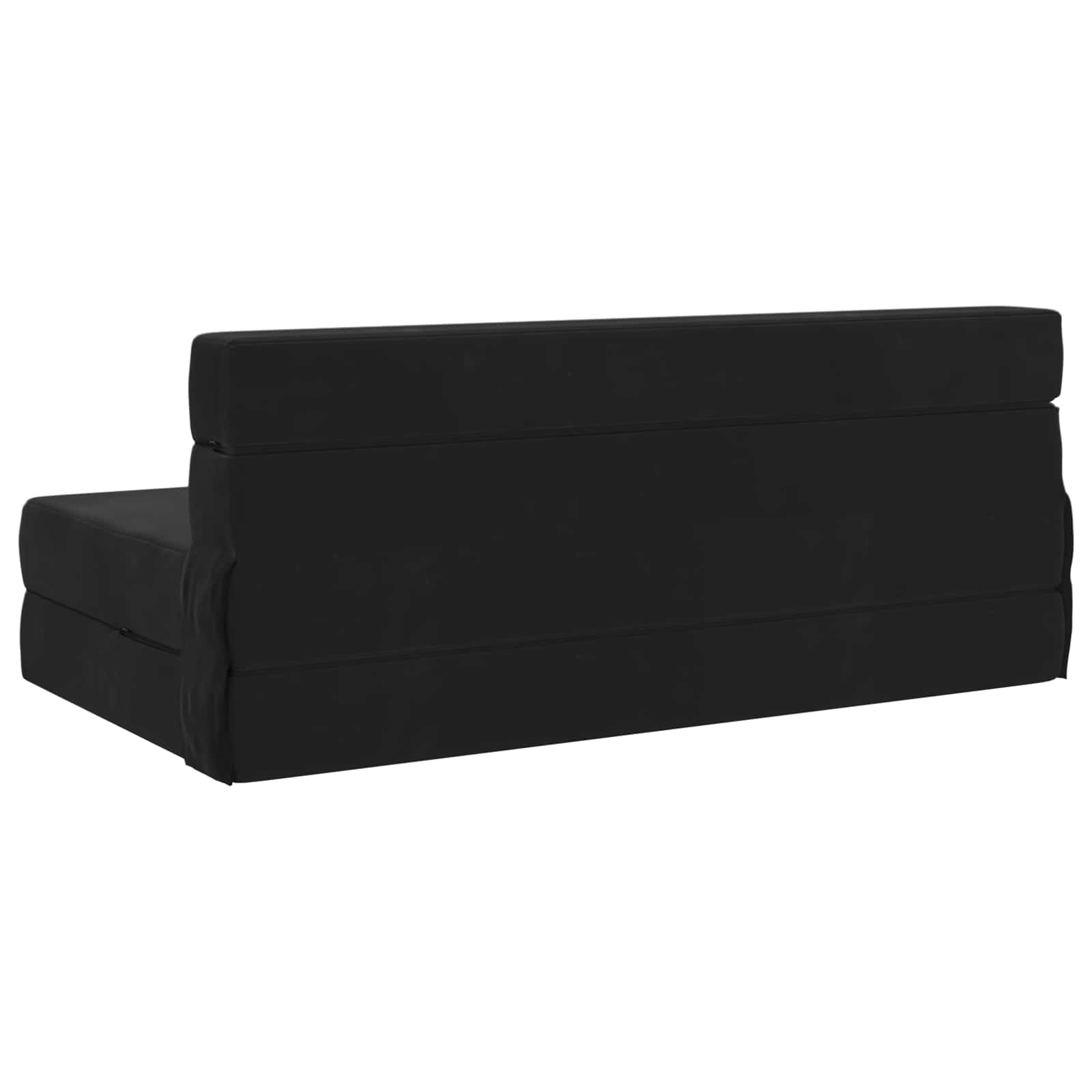 Preklopni madrac za sofu Crna 152 x 86,5 x 60 cm Tkanina