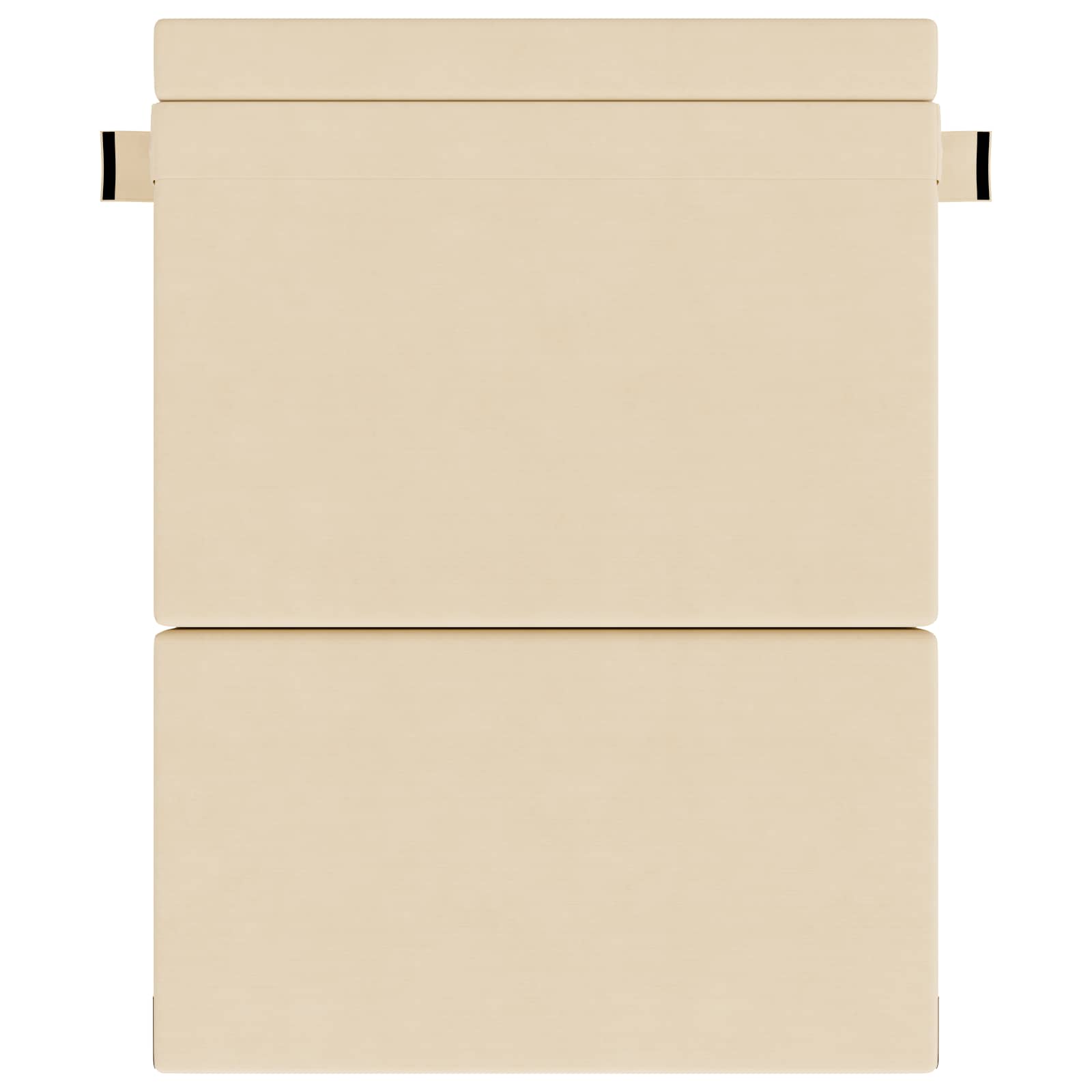 Preklopni madrac za sofu Krem 152 x 86,5 x 60 cm Tkanina