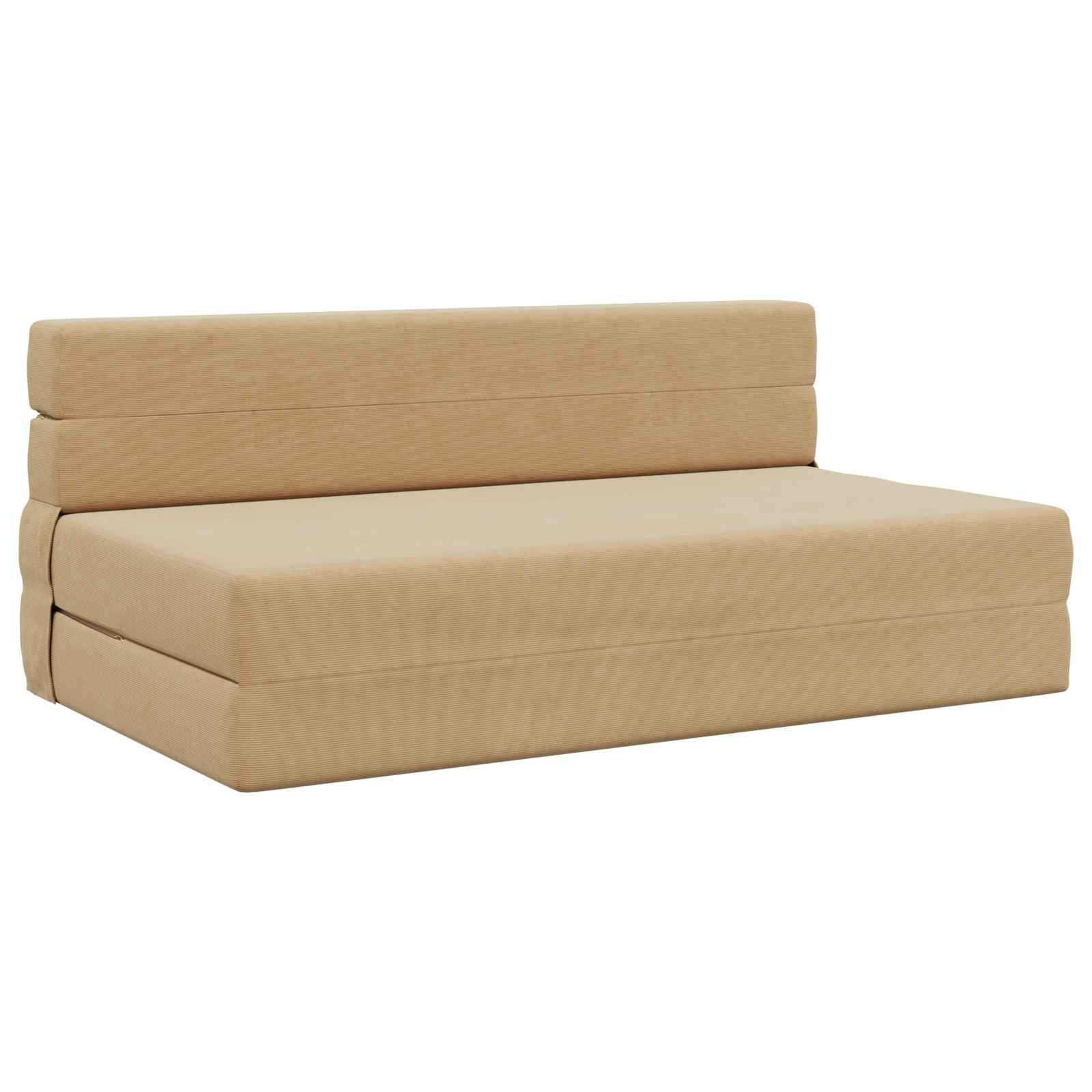 Preklopni madrac za sofu Zelena Siva 152 x 86,5 x 60 cm Tkanina
