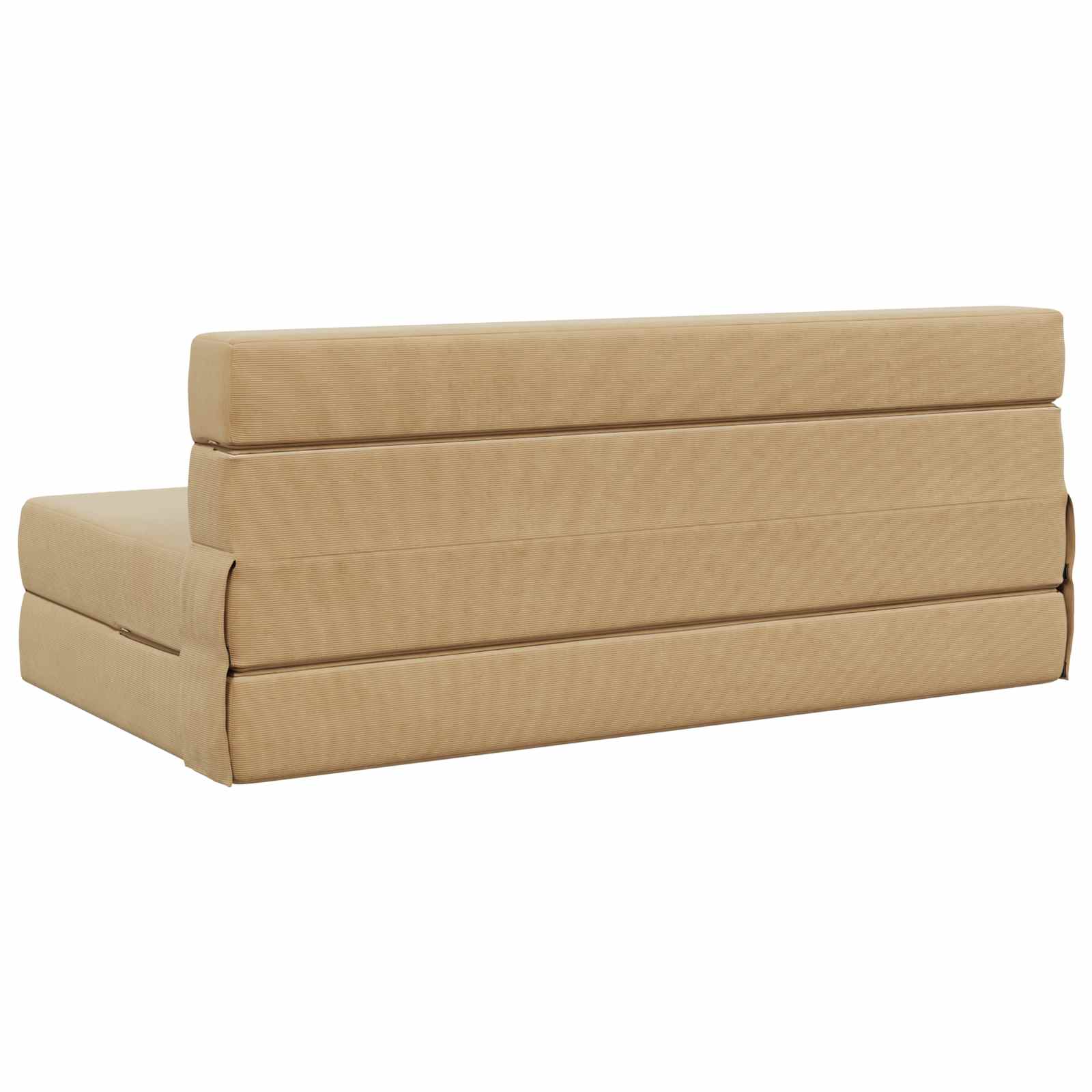 Preklopni madrac za sofu Zelena Siva 152 x 86,5 x 60 cm Tkanina