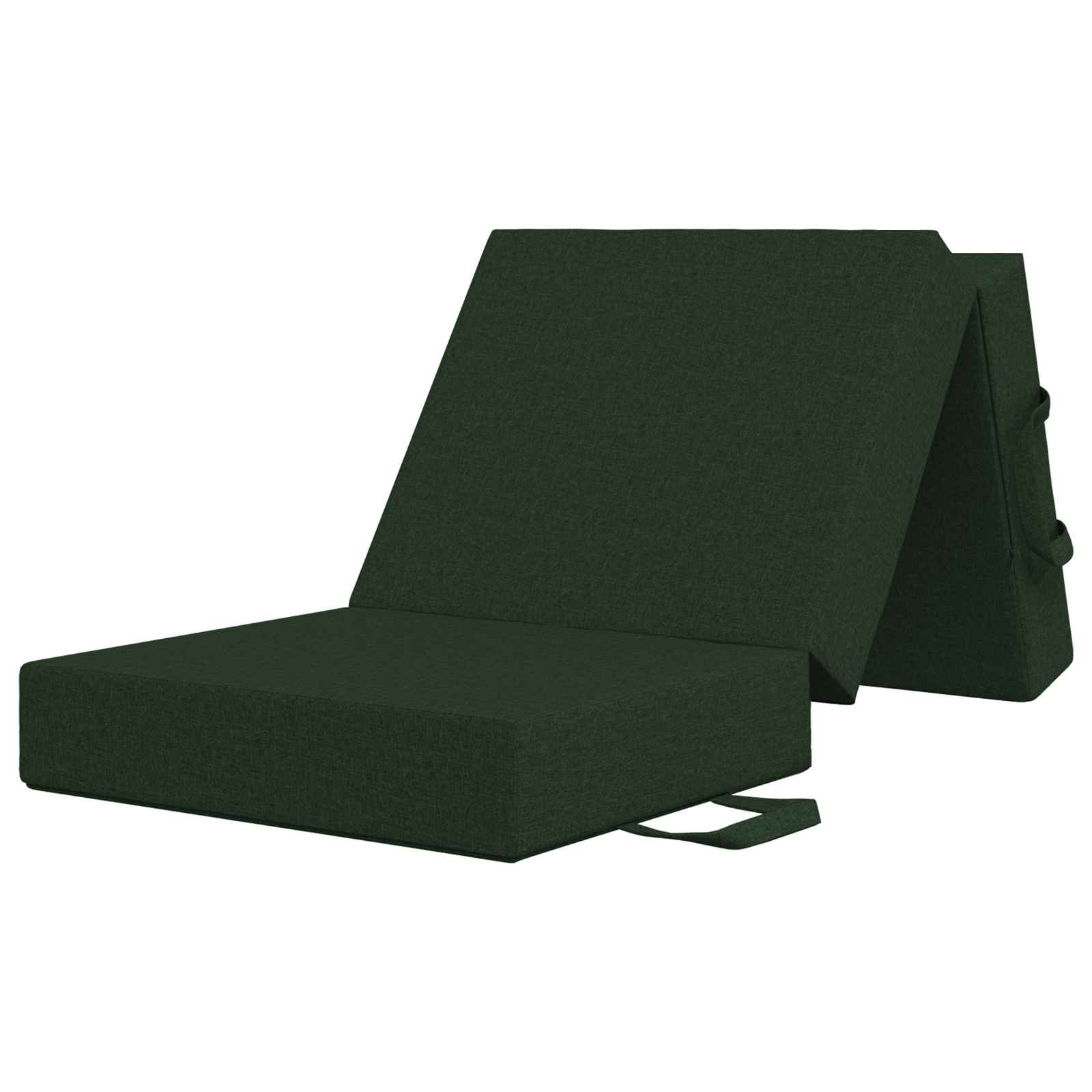 Sofa na razvlačenje 75 x 63 x 45 cm Tamnozelena