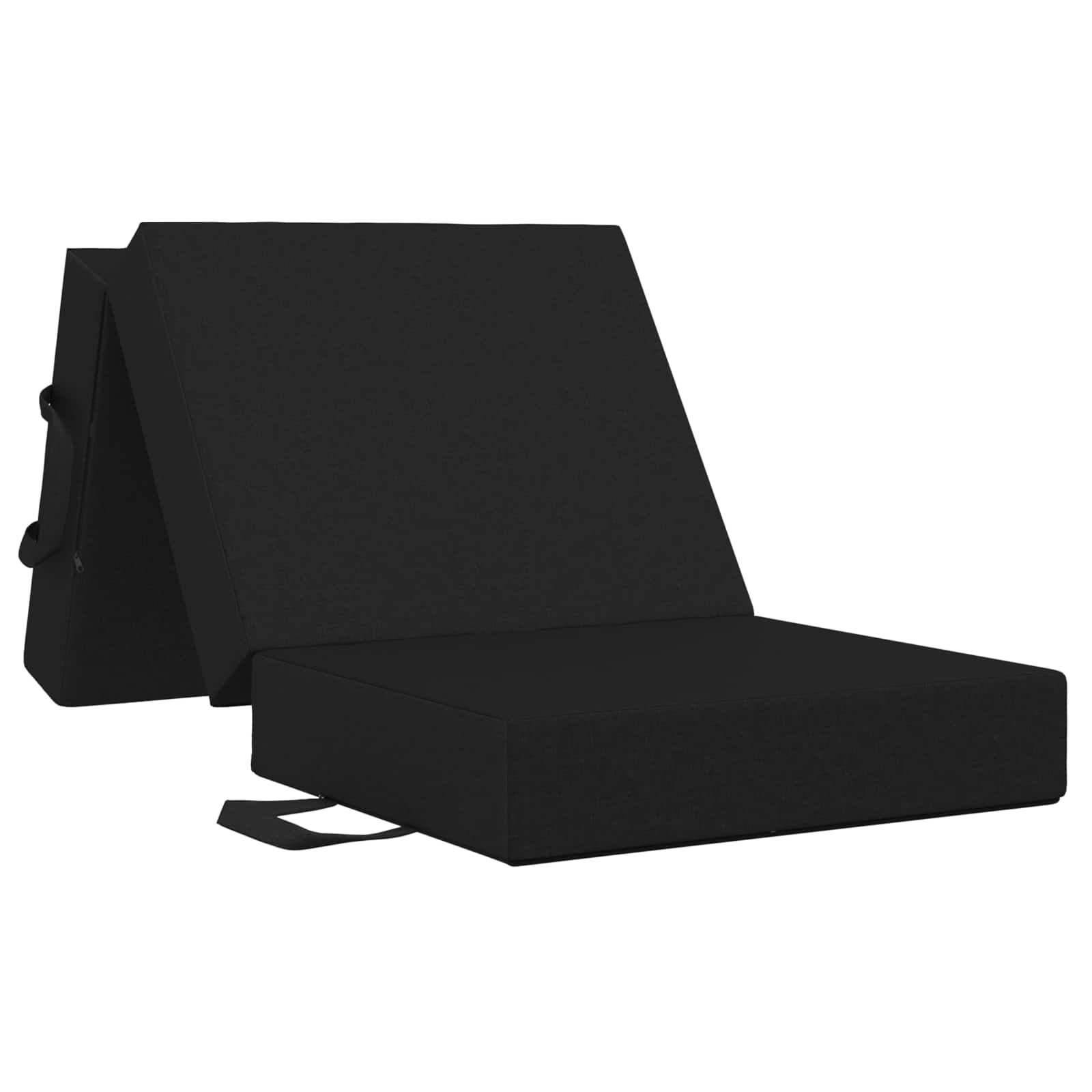 Sofa na razvlačenje 75 x 67 x 45 cm Crna