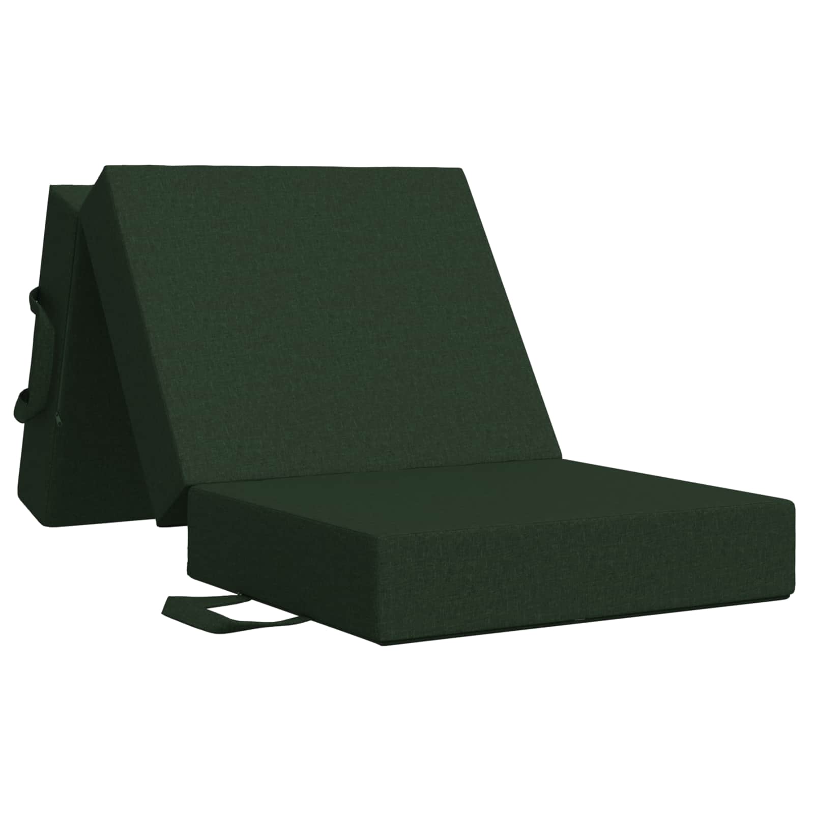 Sofa na razvlačenje 75 x 67 x 45 cm Tamnozelena