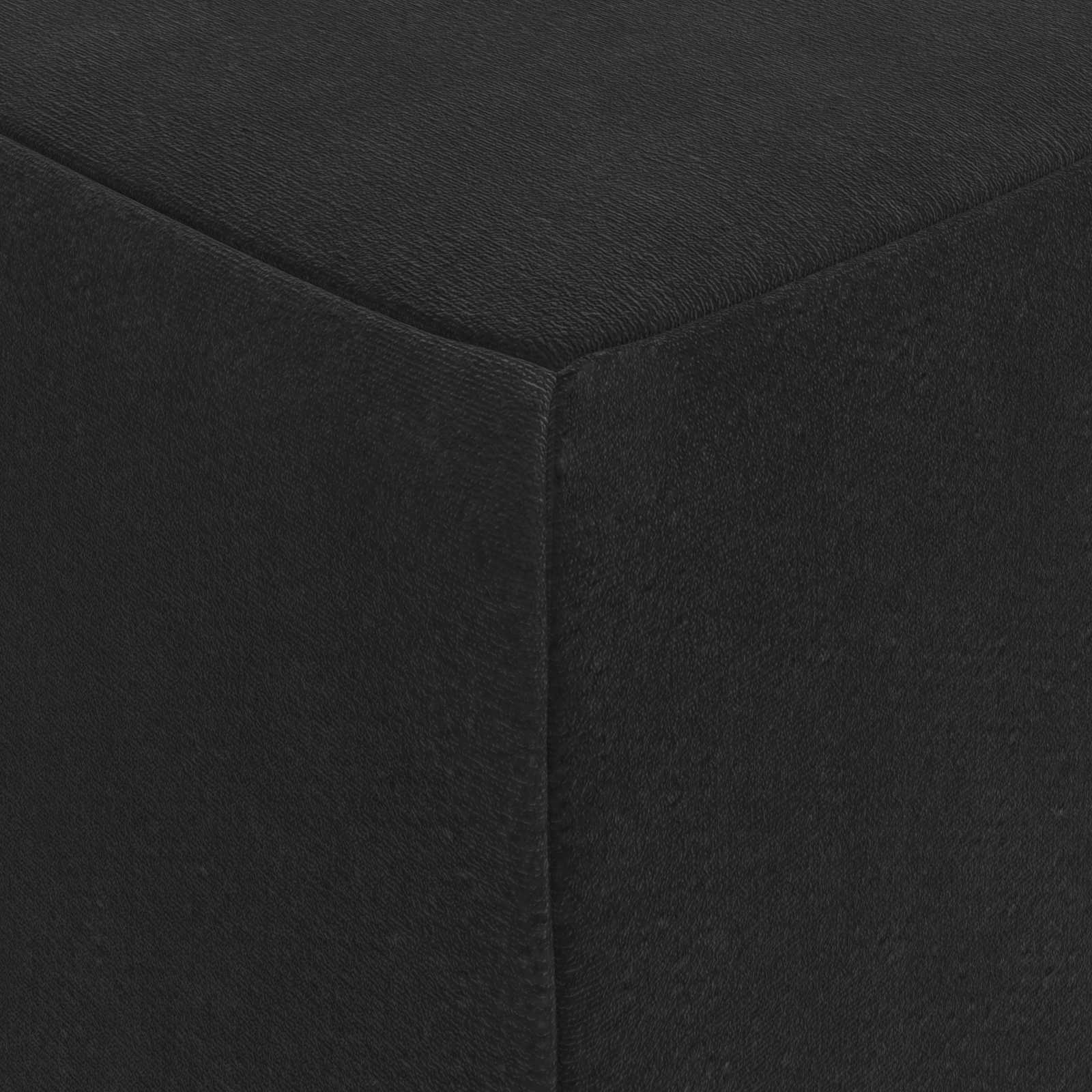 Sofa na razvlačenje 75 x 67 x 45 cm Crna