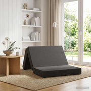 Sofa na razvlačenje 100 x 67 x 45 cm Tamnosiva