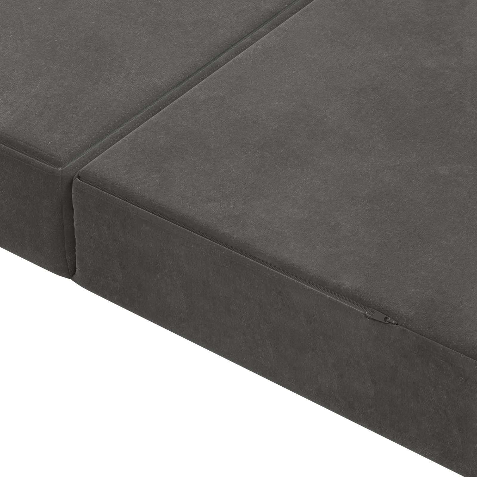 Sofa na razvlačenje 80 x 67 x 45 cm Tamnosiva