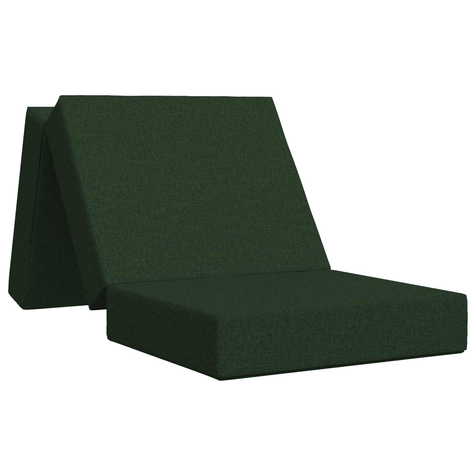 Sofa na razvlačenje 90 x 67 x 45 cm Tamnozelena