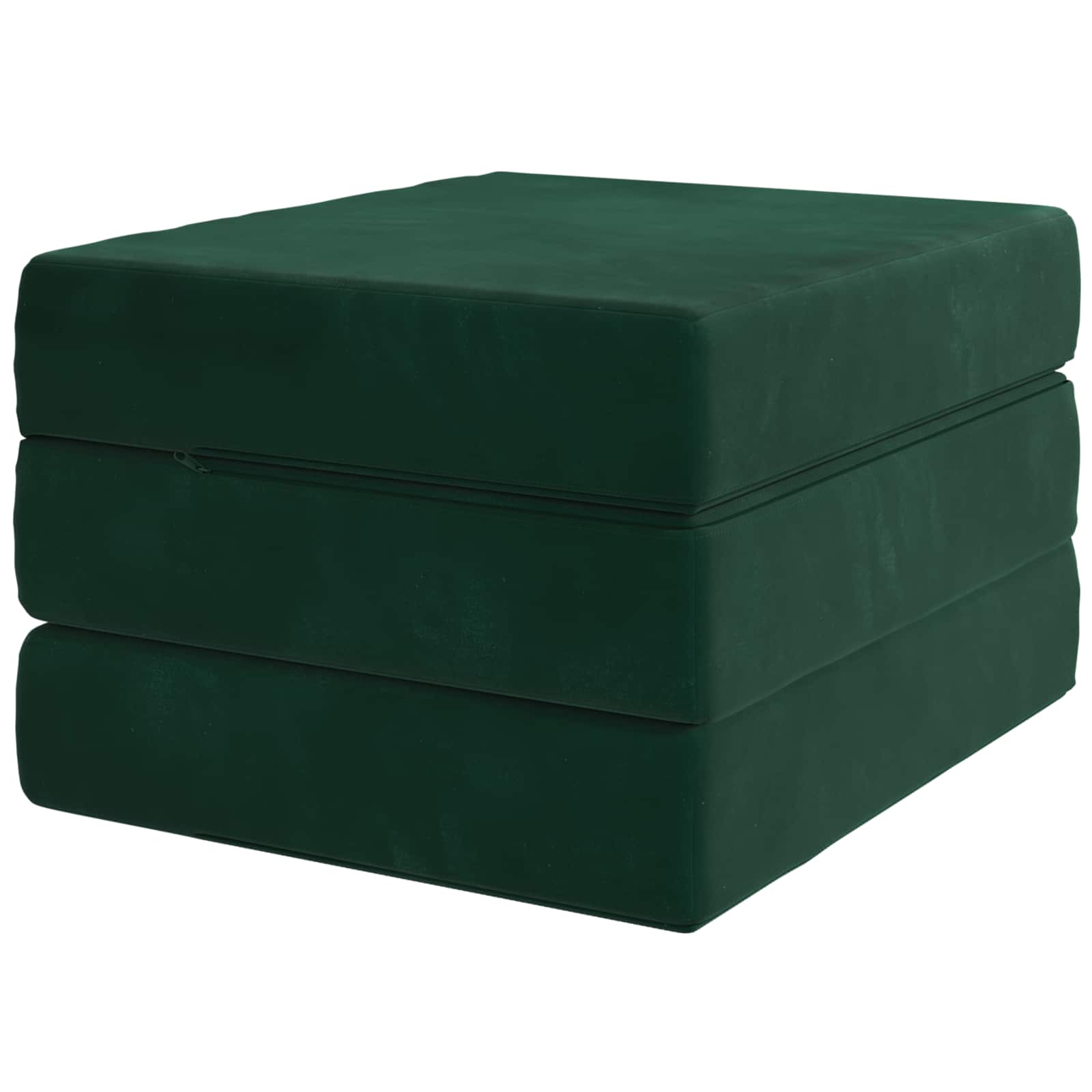 Sofa na razvlačenje 90 x 67 x 45 cm Tamnozelena