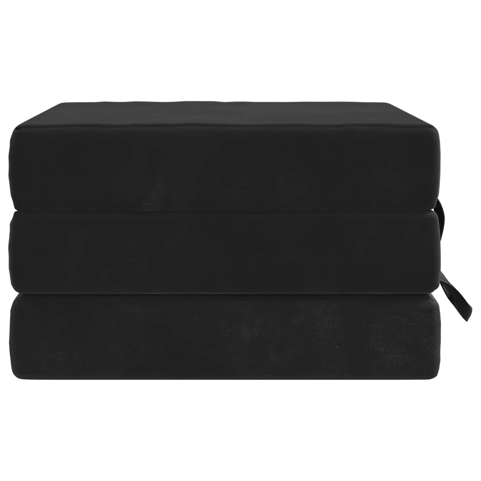 Sofa na razvlačenje 90 x 67 x 45 cm Crna