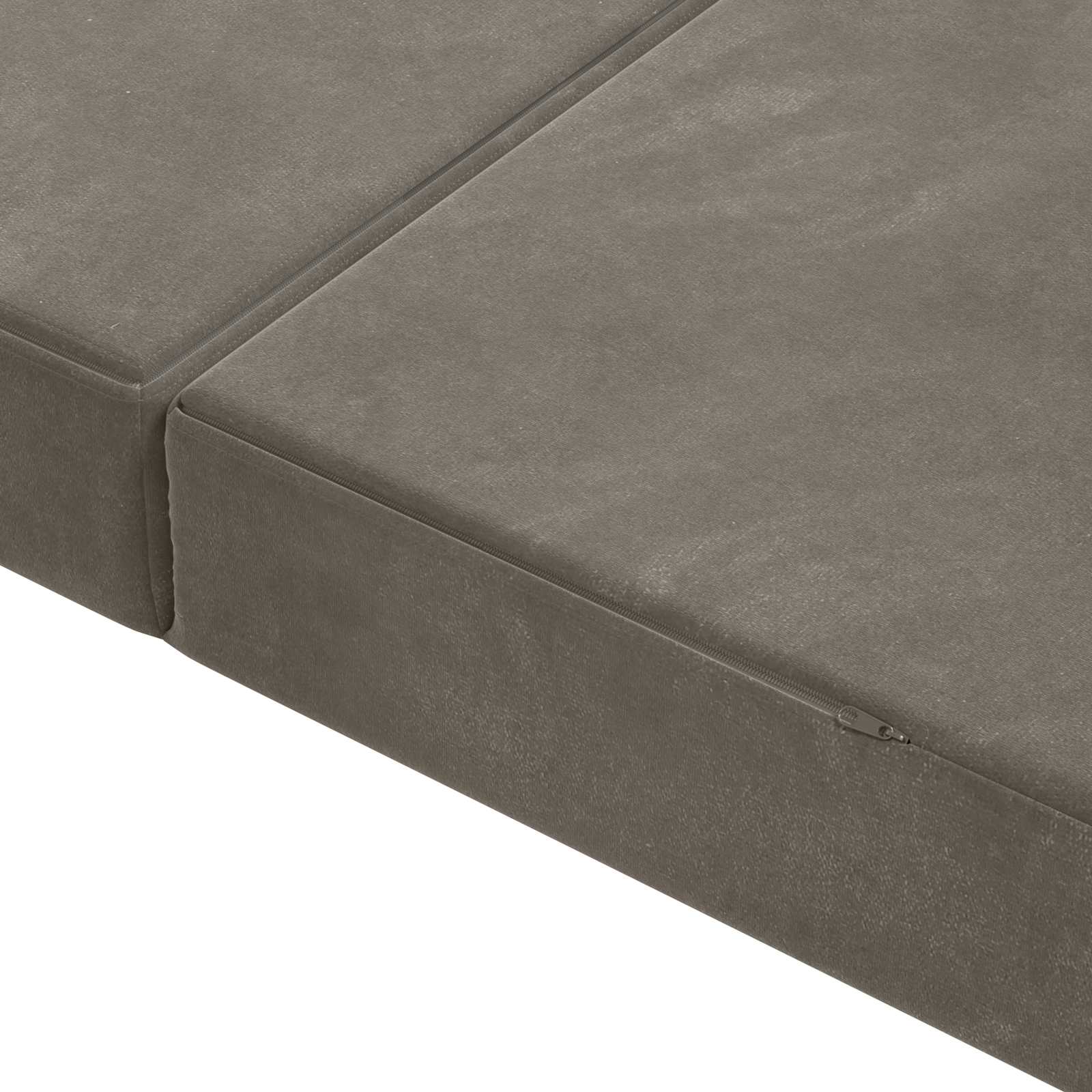 Sofa na razvlačenje 100 x 67 x 45 cm Svjetlosiva