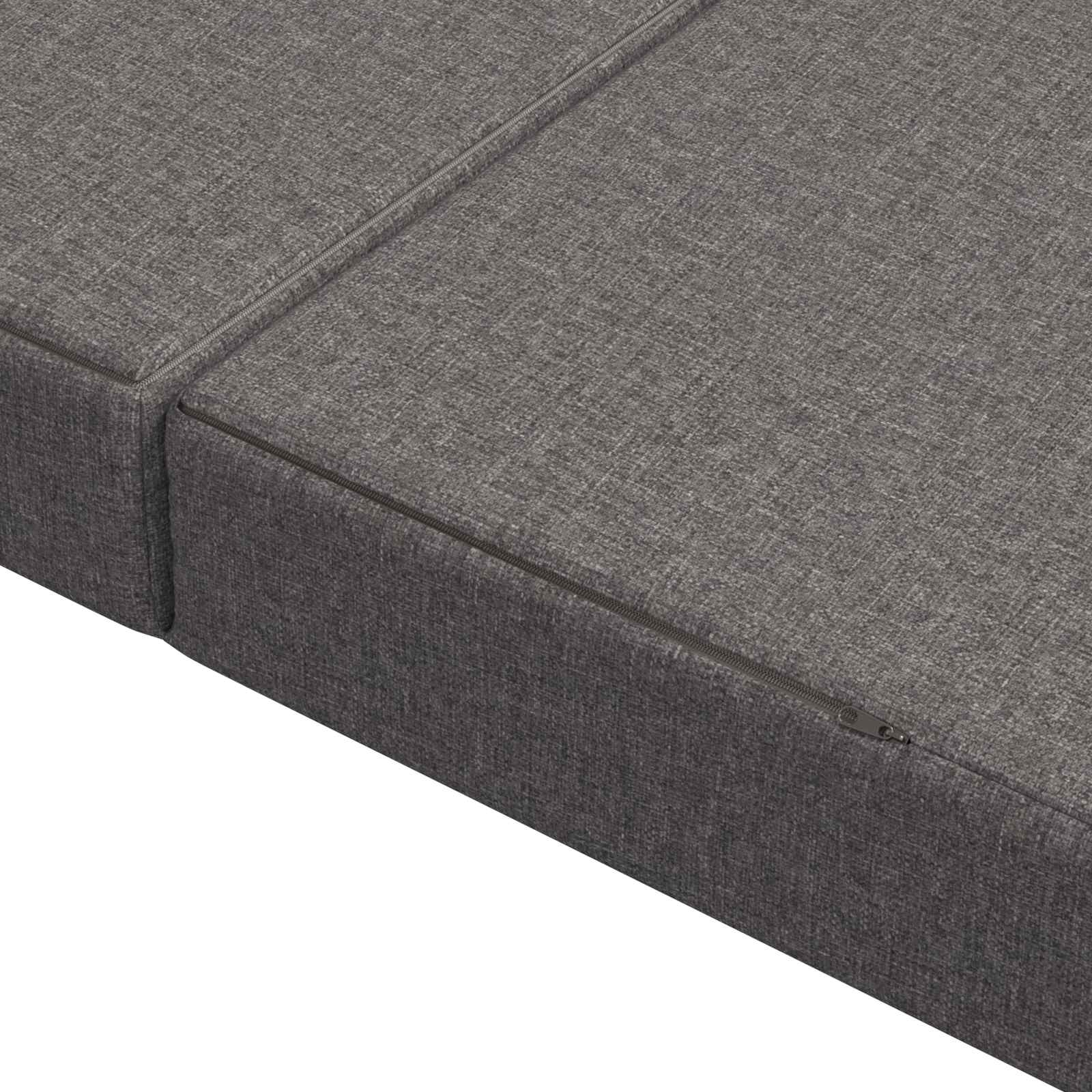 Sofa na razvlačenje 120 x 67 x 45 cm Svjetlosiva