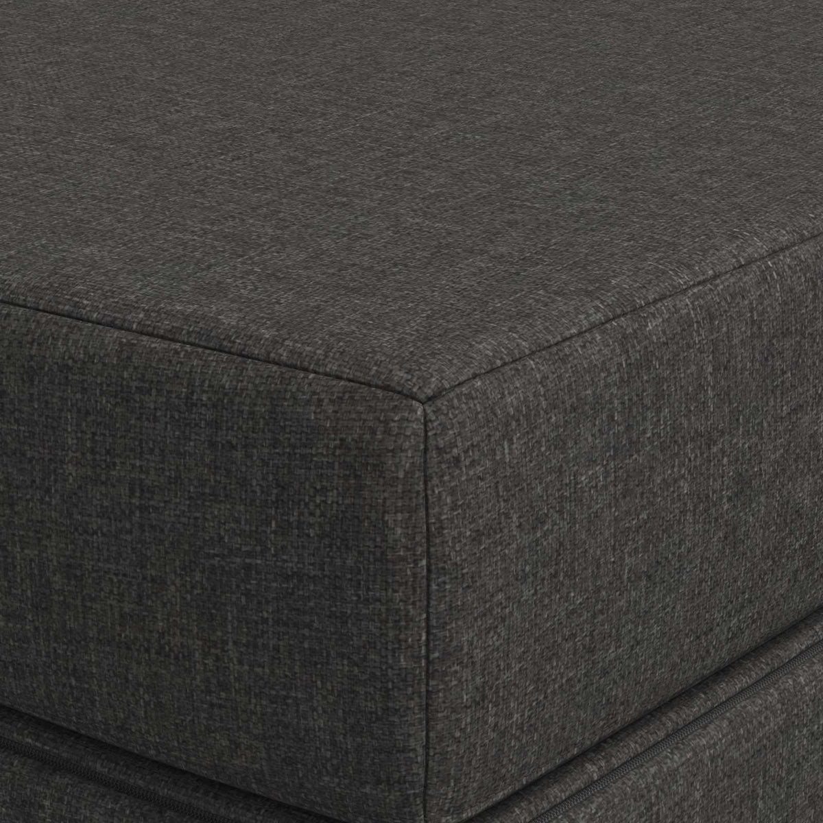 Sofa na razvlačenje 120 x 67 x 45 cm Tamnosiva