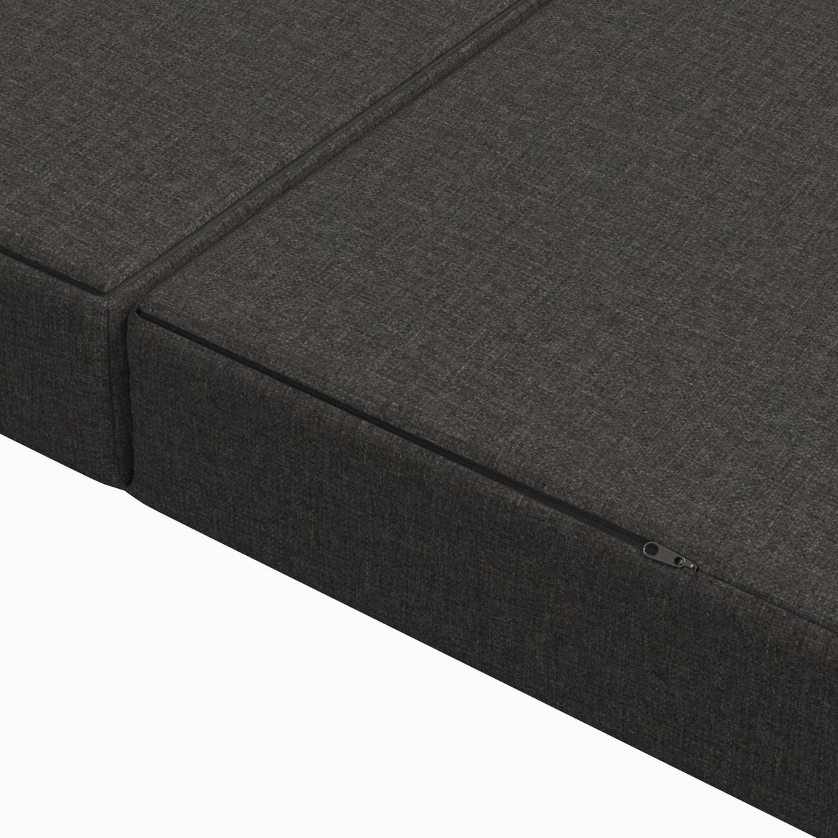 Sofa na razvlačenje 120 x 67 x 45 cm Tamnosiva
