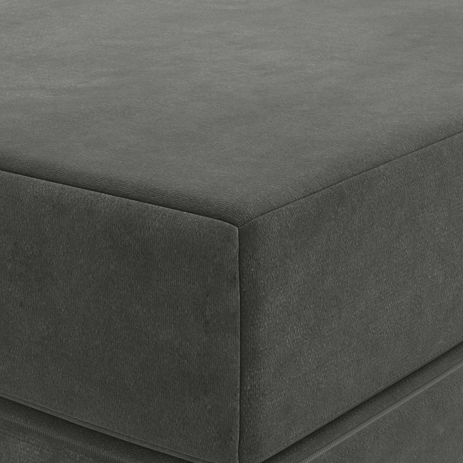 Sofa na razvlačenje 120 x 67 x 45 cm Tamnosiva