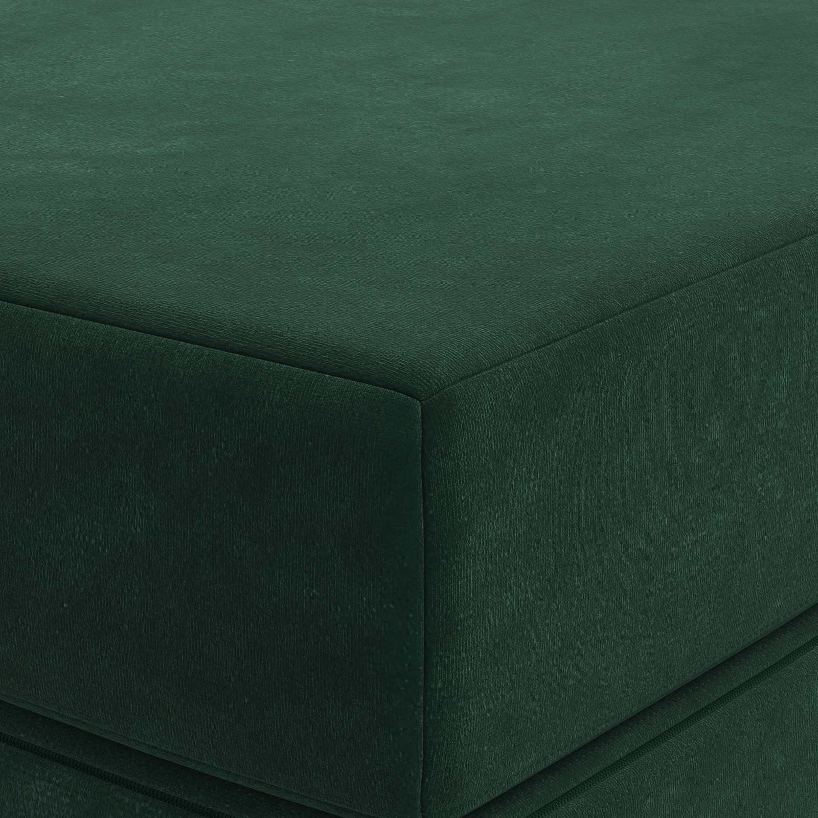 Sofa na razvlačenje 120 x 67 x 45 cm Tamnozelena