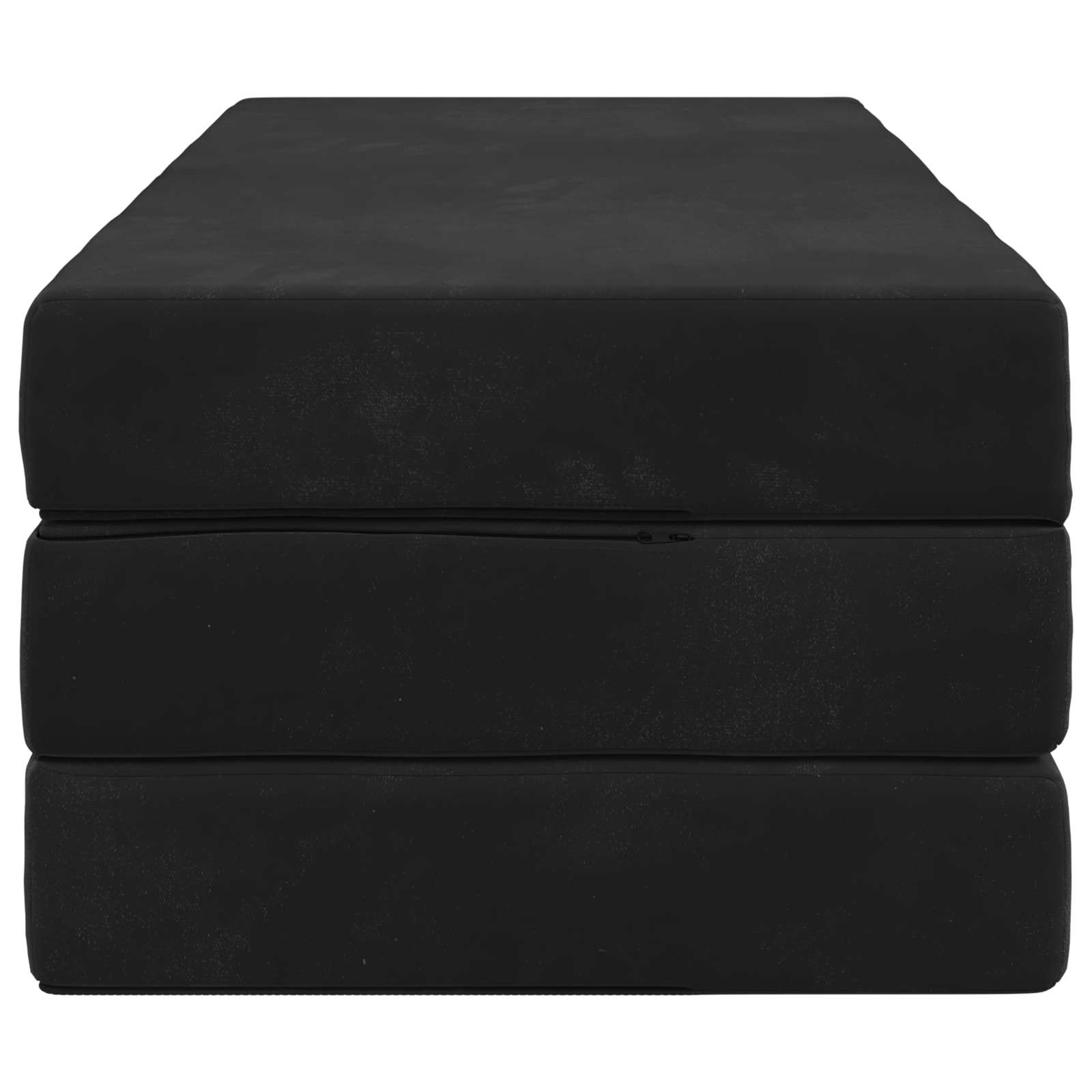 Sofa na razvlačenje 120 x 67 x 45 cm Crna