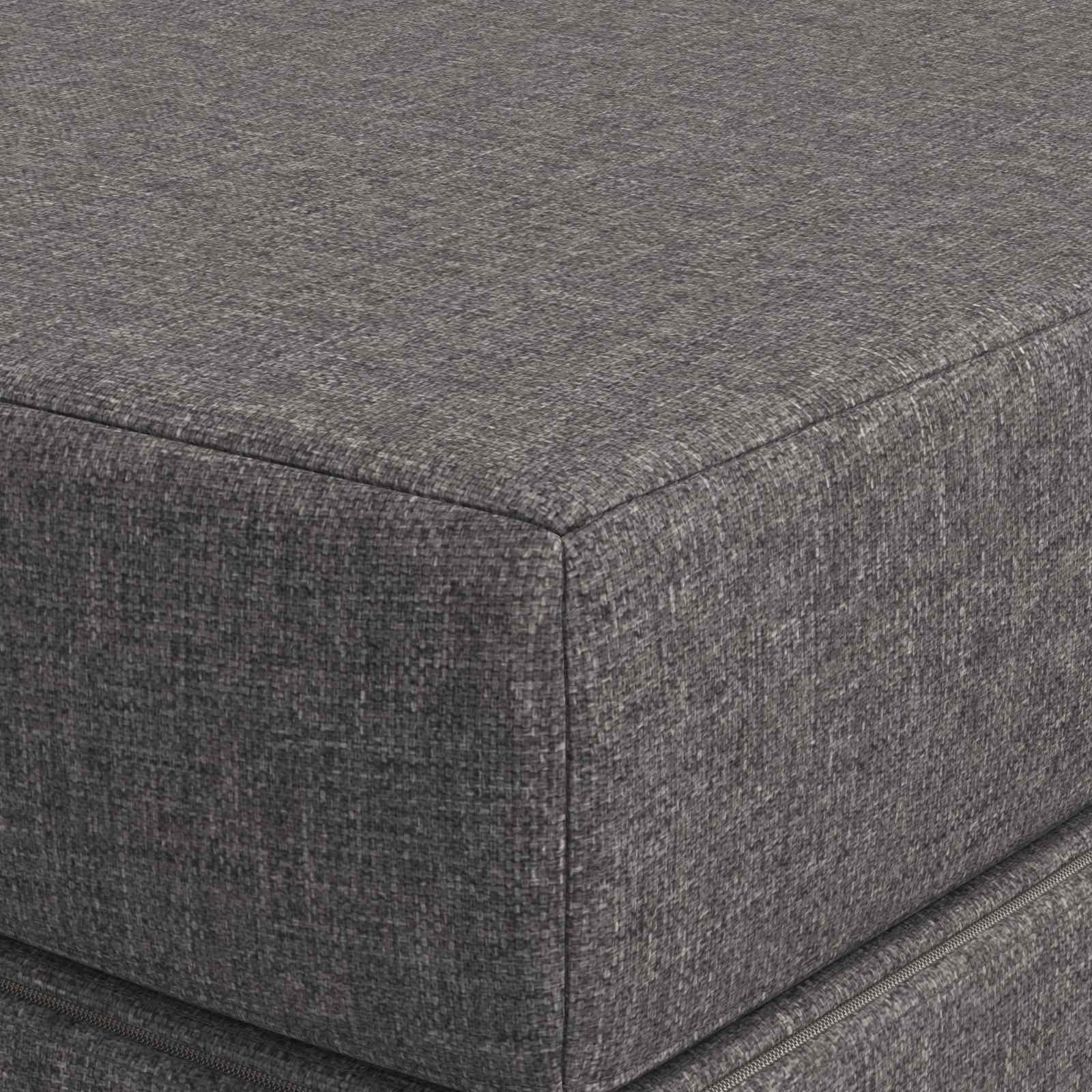 Sofa na razvlačenje 160 x 67 x 45 cm Svjetlosiva