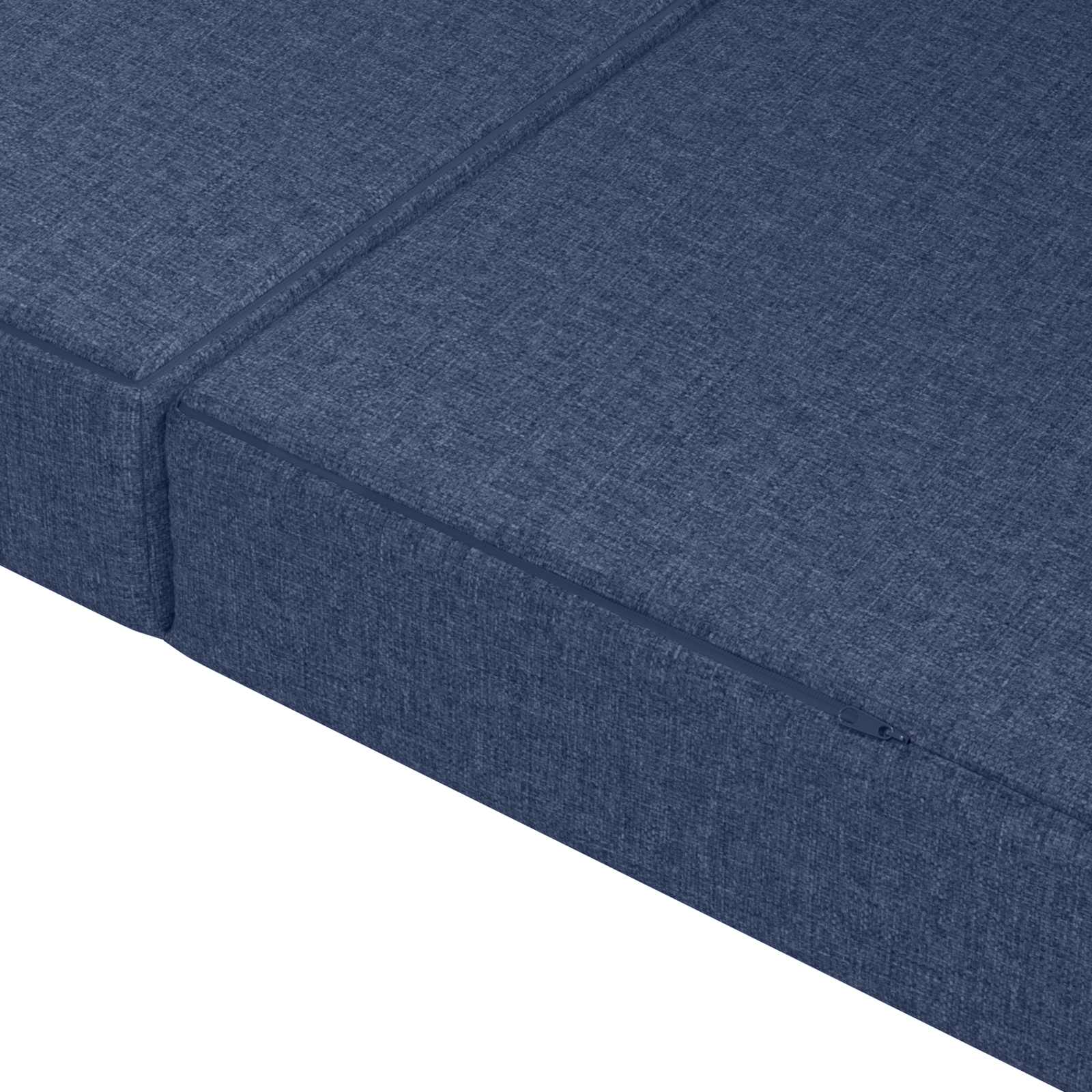 Sofa na razvlačenje 180 x 67 x 45 cm Plava