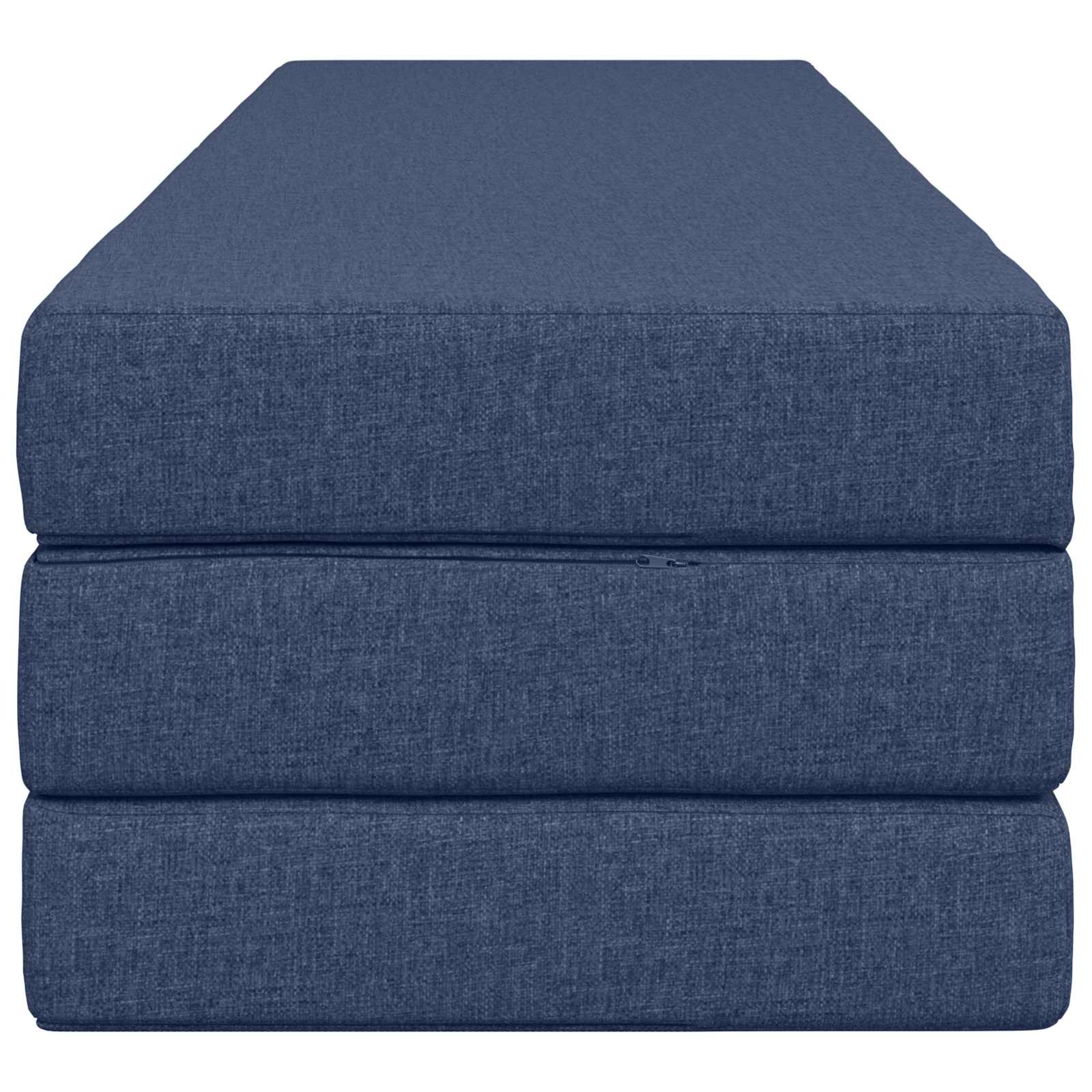 Sofa na razvlačenje 180 x 67 x 45 cm Plava
